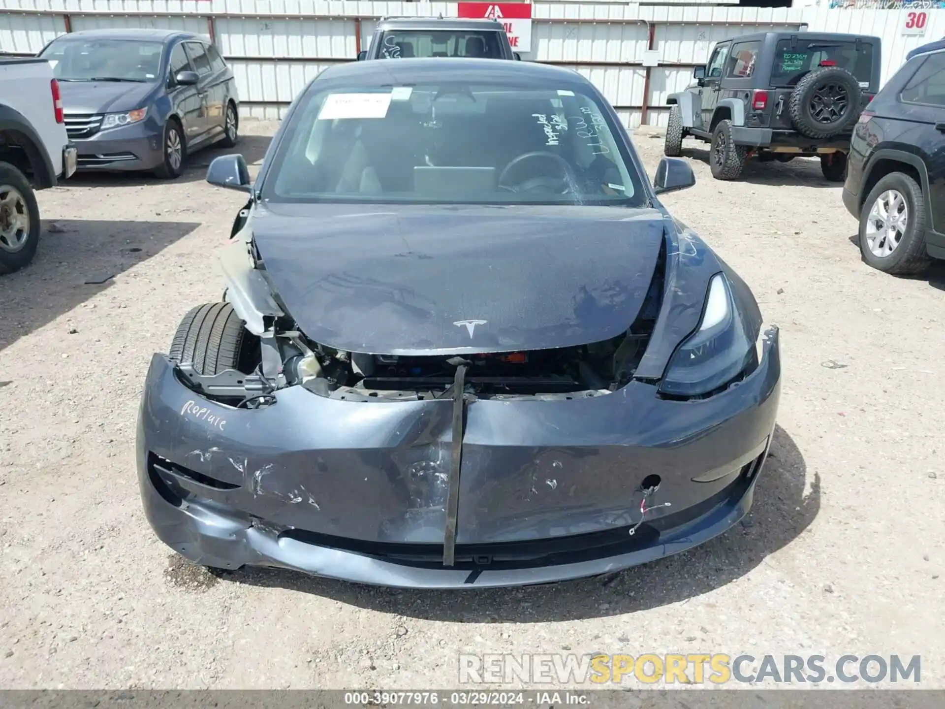 10 Photograph of a damaged car 5YJ3E1EA4PF436707 TESLA MODEL 3 2023