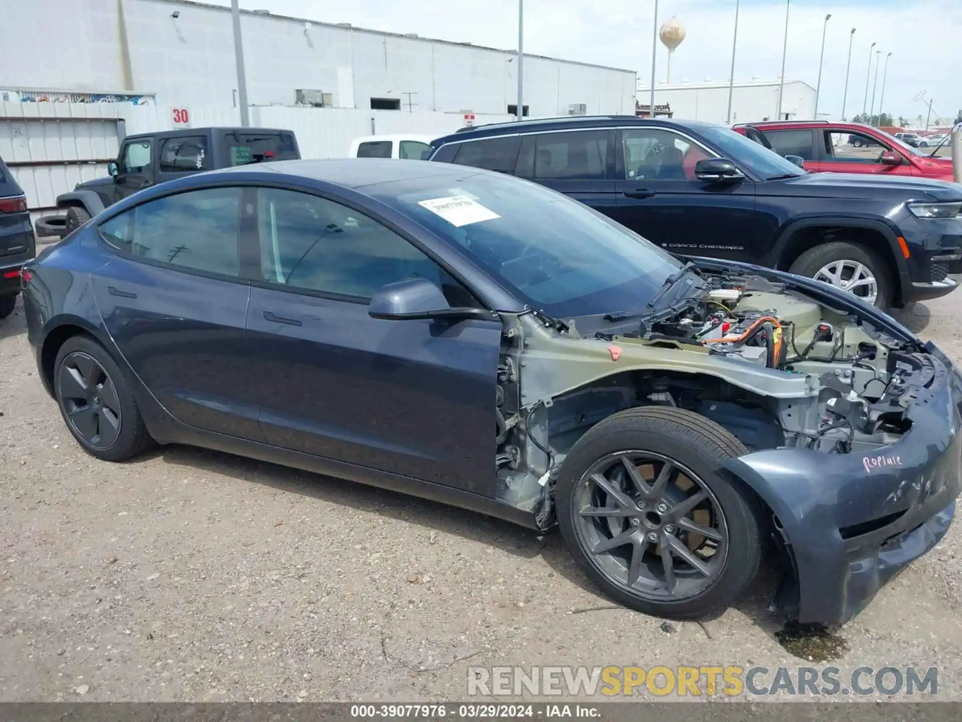 12 Photograph of a damaged car 5YJ3E1EA4PF436707 TESLA MODEL 3 2023