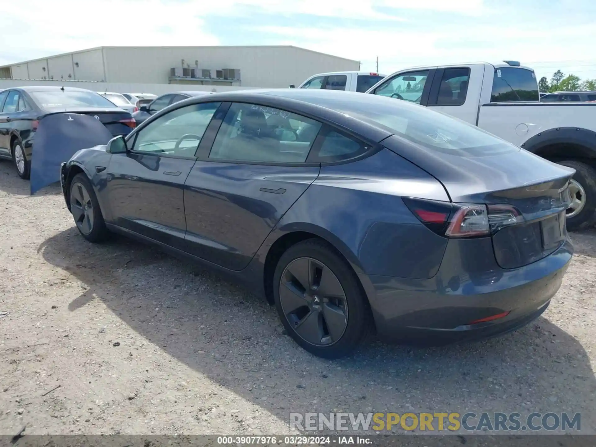 3 Photograph of a damaged car 5YJ3E1EA4PF436707 TESLA MODEL 3 2023