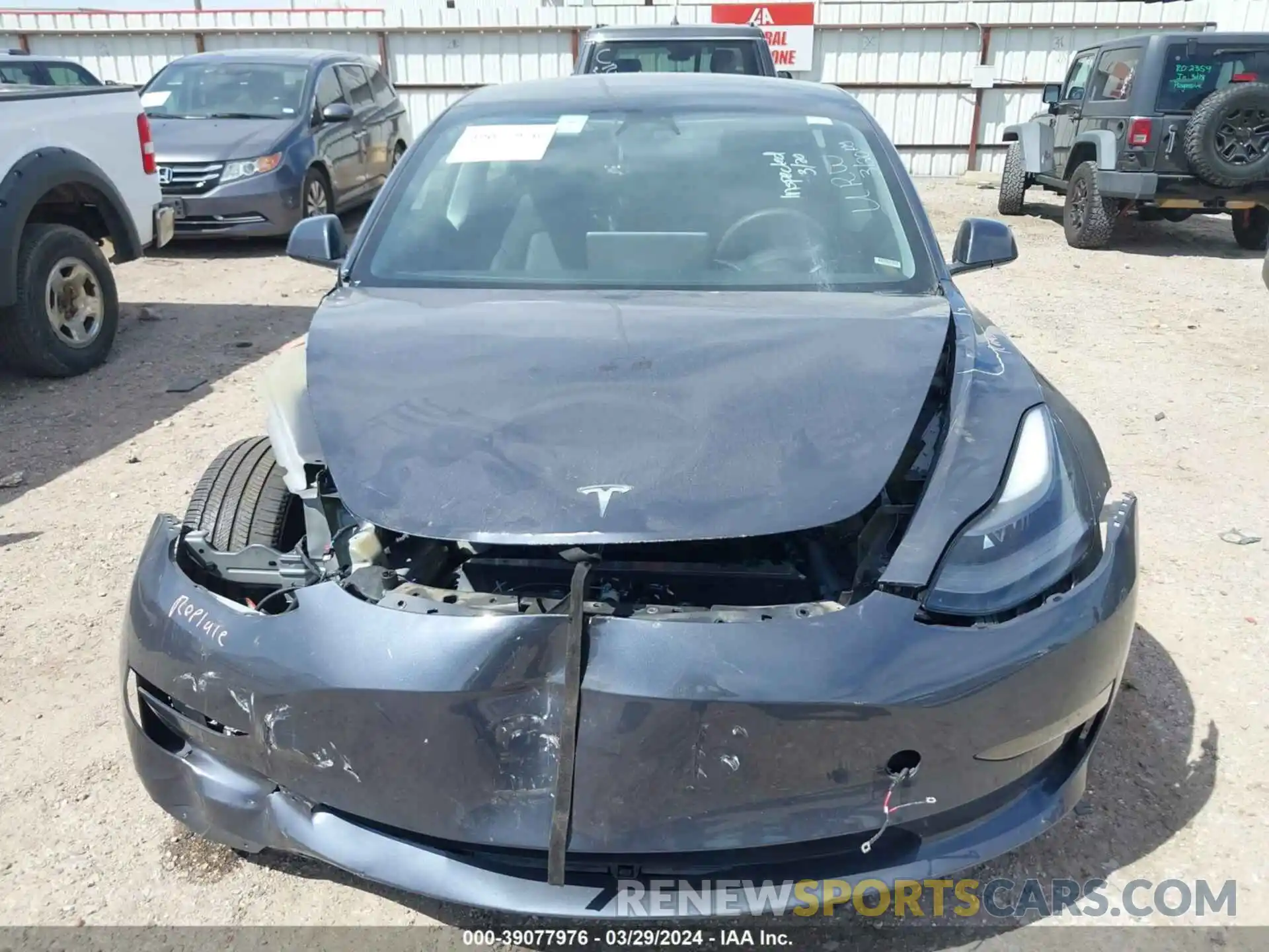 6 Photograph of a damaged car 5YJ3E1EA4PF436707 TESLA MODEL 3 2023