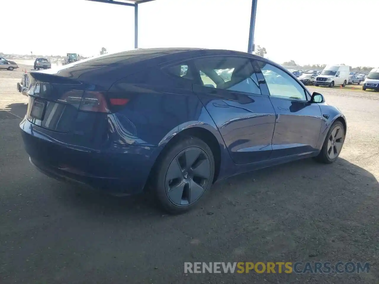 3 Photograph of a damaged car 5YJ3E1EA4PF459565 TESLA MODEL 3 2023