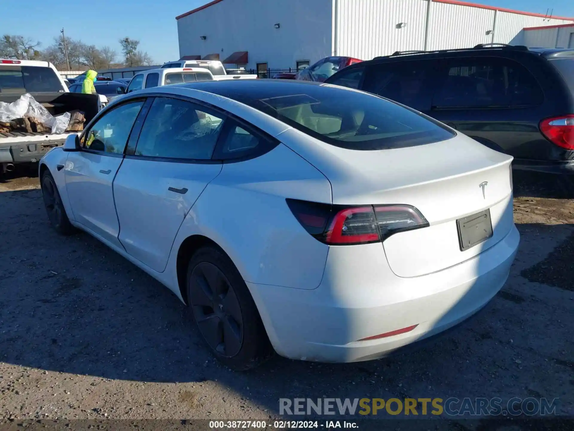 3 Photograph of a damaged car 5YJ3E1EA4PF490220 TESLA MODEL 3 2023