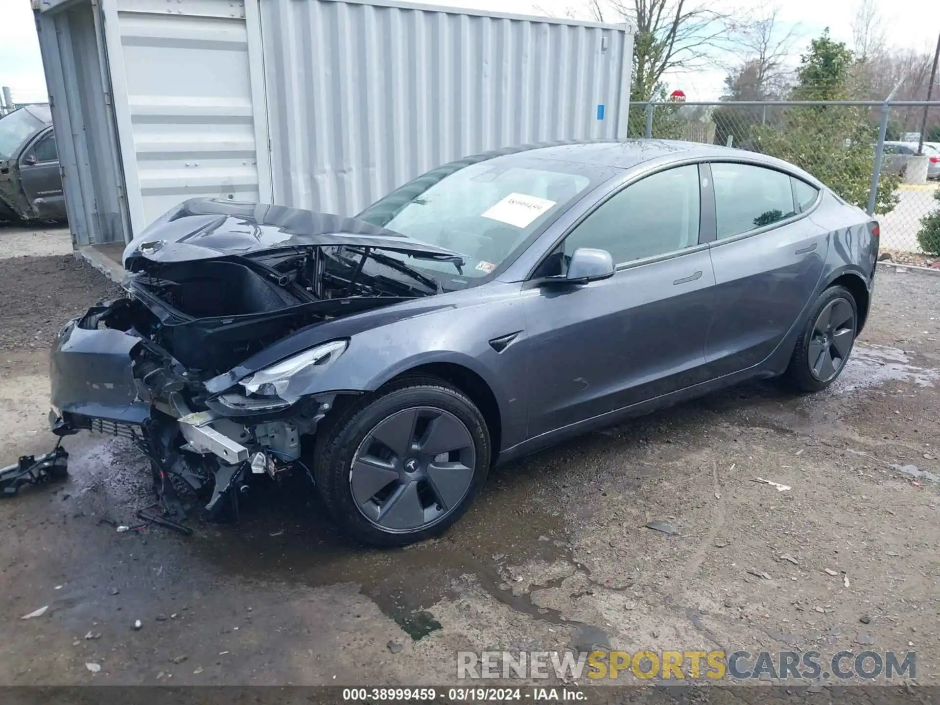 2 Photograph of a damaged car 5YJ3E1EA4PF509249 TESLA MODEL 3 2023