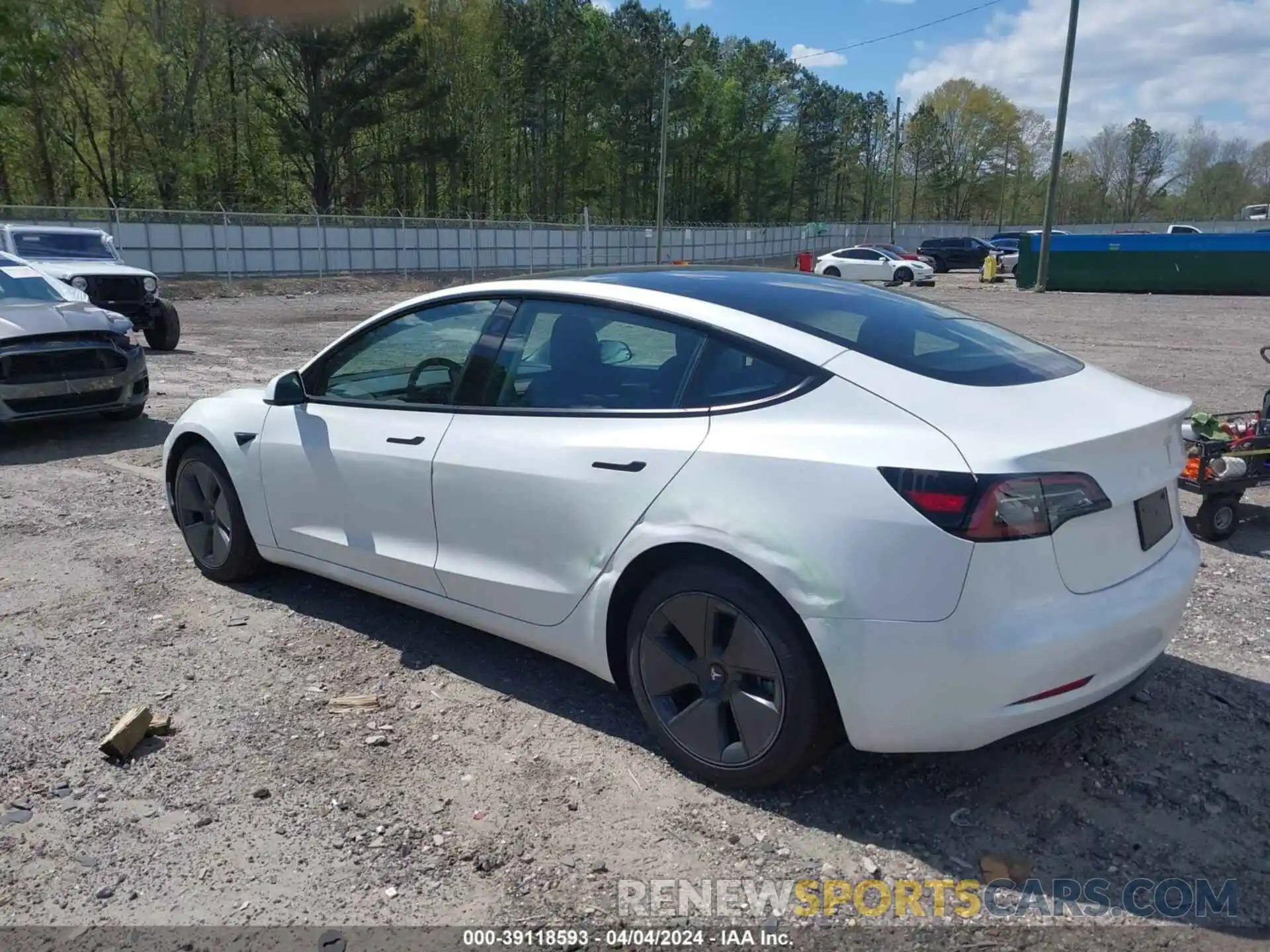 3 Photograph of a damaged car 5YJ3E1EA4PF599602 TESLA MODEL 3 2023