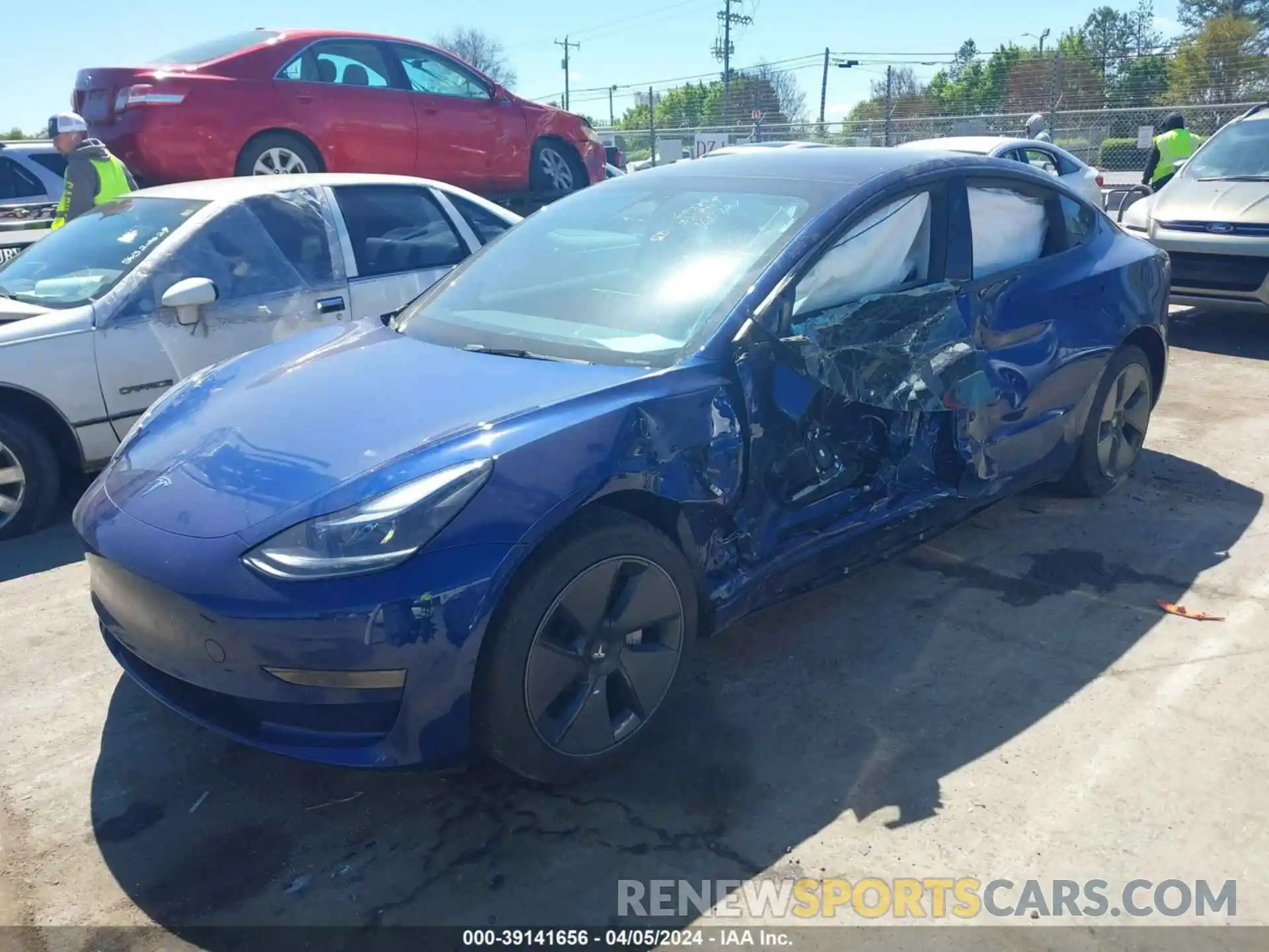 2 Photograph of a damaged car 5YJ3E1EA4PF603812 TESLA MODEL 3 2023