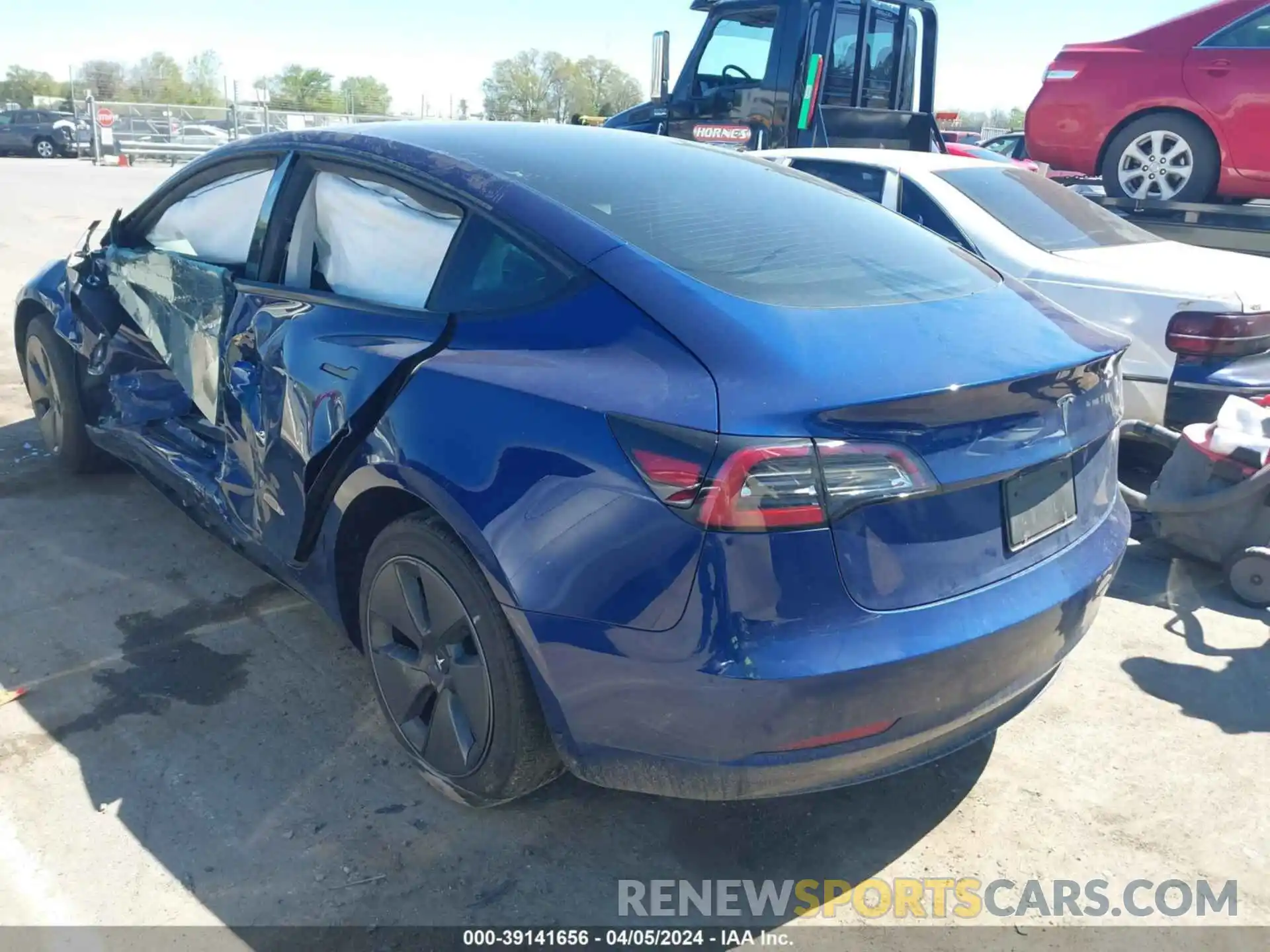 3 Photograph of a damaged car 5YJ3E1EA4PF603812 TESLA MODEL 3 2023