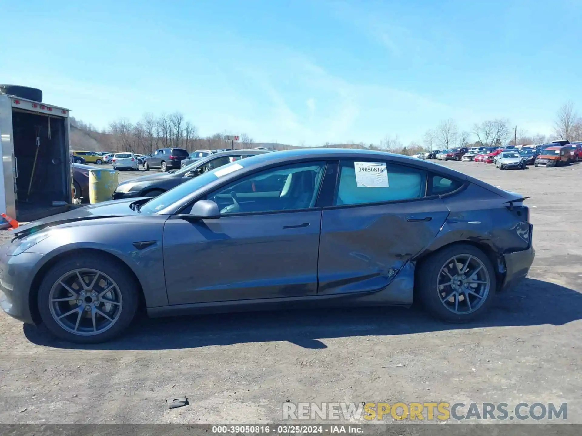 13 Photograph of a damaged car 5YJ3E1EA4PF698596 TESLA MODEL 3 2023