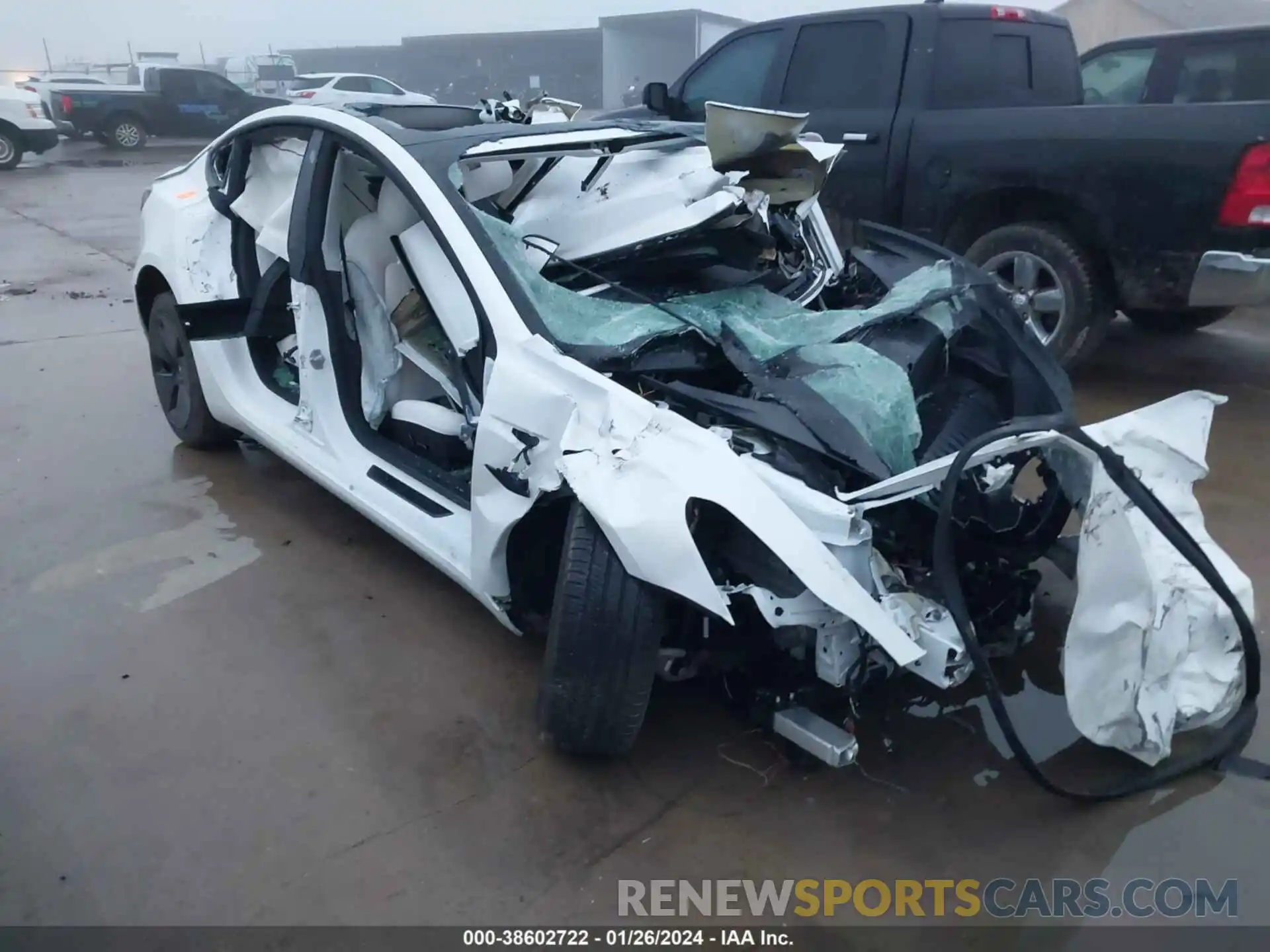 1 Photograph of a damaged car 5YJ3E1EA5PF419639 TESLA MODEL 3 2023