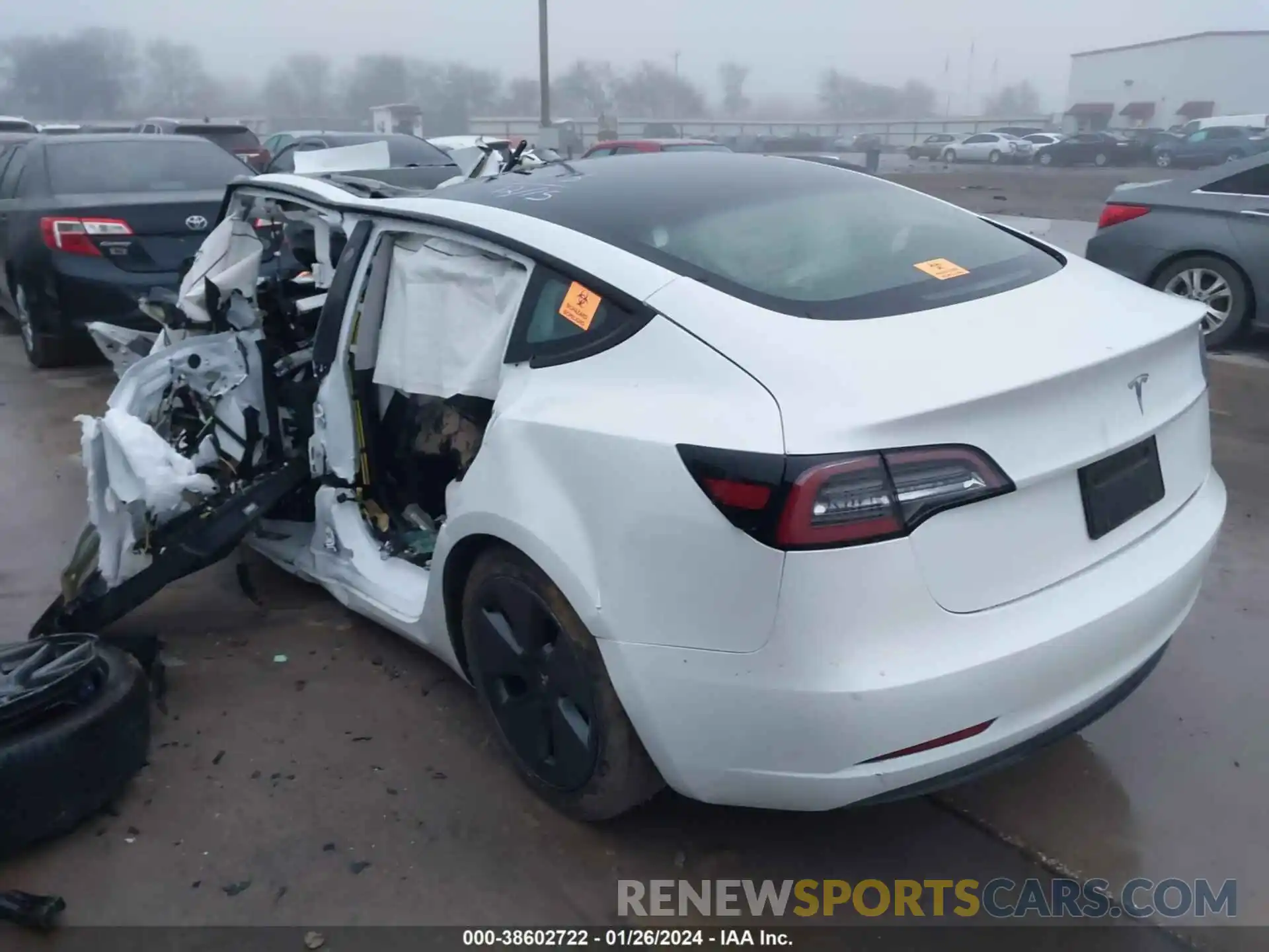 3 Photograph of a damaged car 5YJ3E1EA5PF419639 TESLA MODEL 3 2023