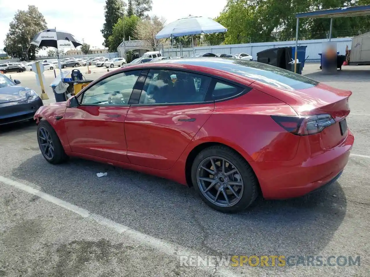 2 Photograph of a damaged car 5YJ3E1EA5PF449112 TESLA MODEL 3 2023