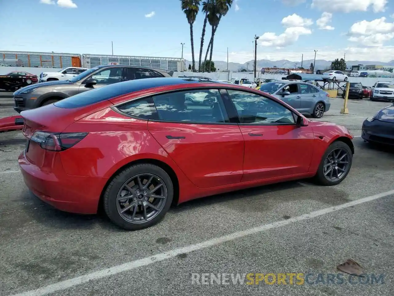 3 Photograph of a damaged car 5YJ3E1EA5PF449112 TESLA MODEL 3 2023