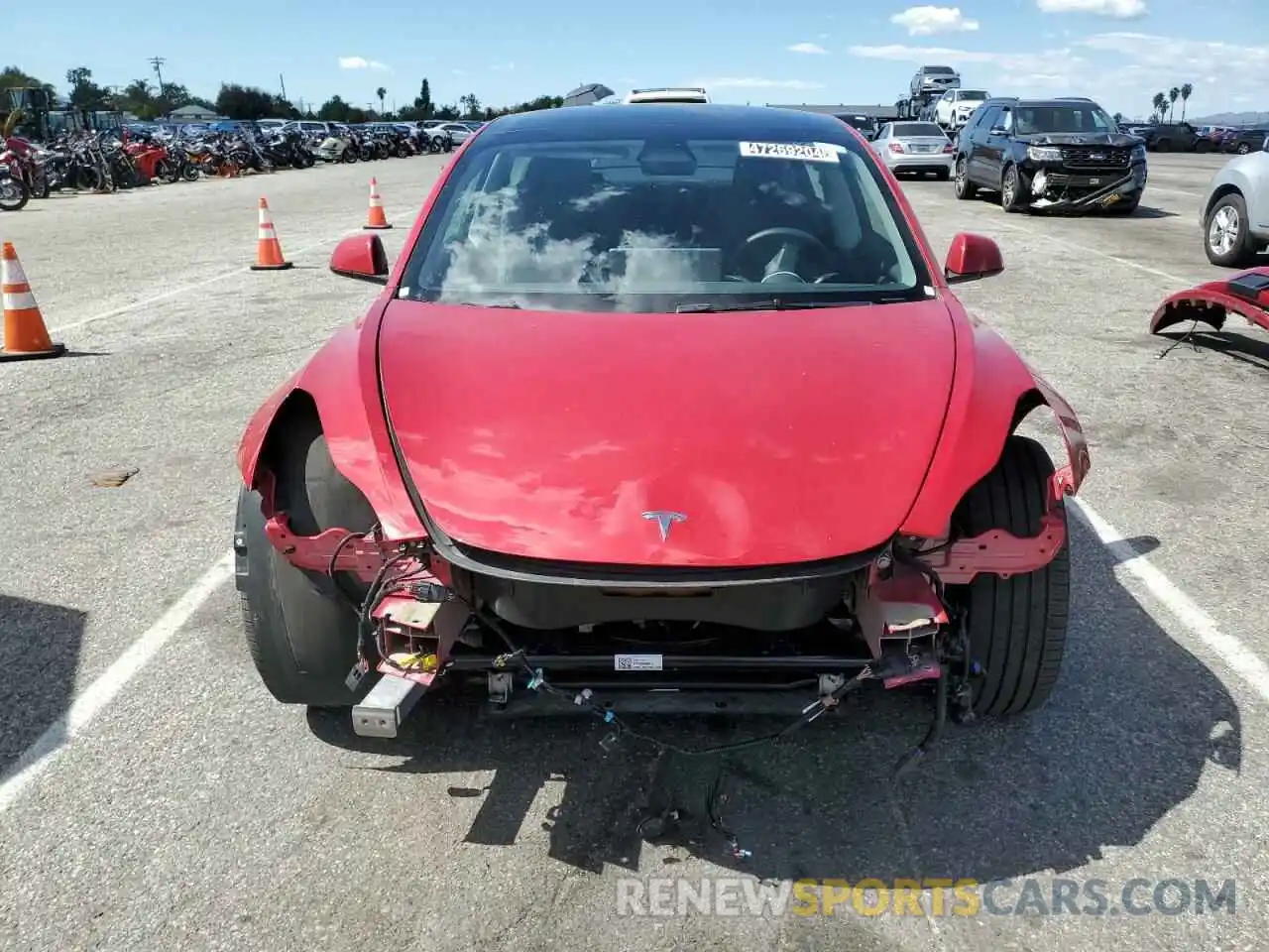 5 Photograph of a damaged car 5YJ3E1EA5PF449112 TESLA MODEL 3 2023