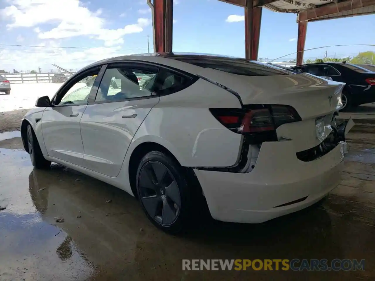 2 Photograph of a damaged car 5YJ3E1EA5PF450082 TESLA MODEL 3 2023