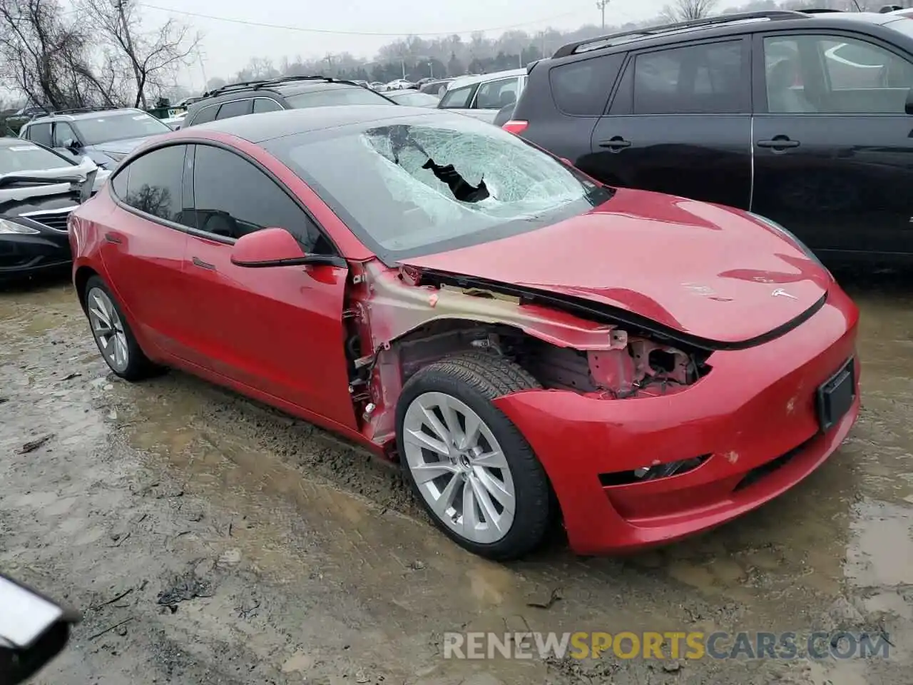 4 Photograph of a damaged car 5YJ3E1EA5PF495667 TESLA MODEL 3 2023