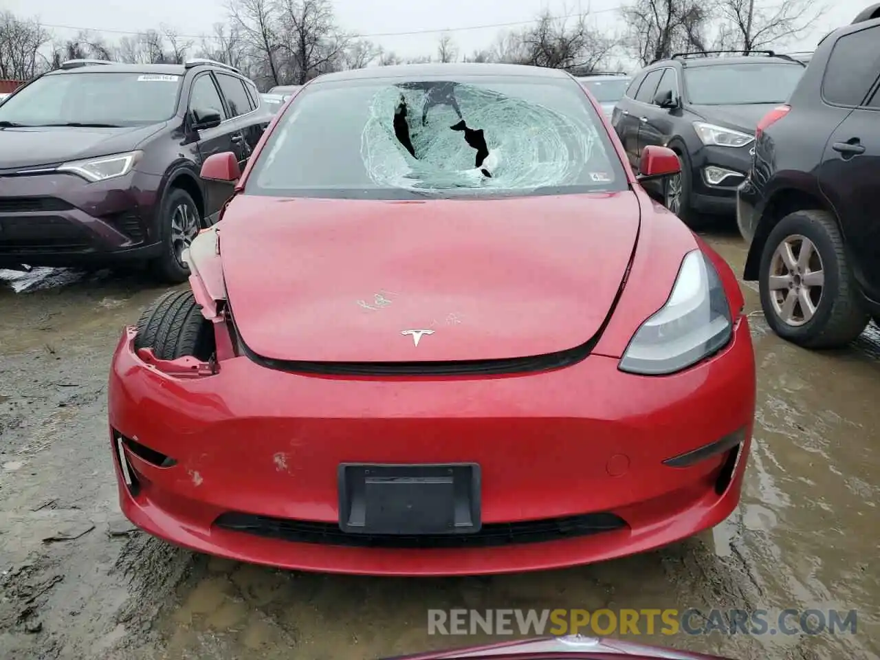 5 Photograph of a damaged car 5YJ3E1EA5PF495667 TESLA MODEL 3 2023