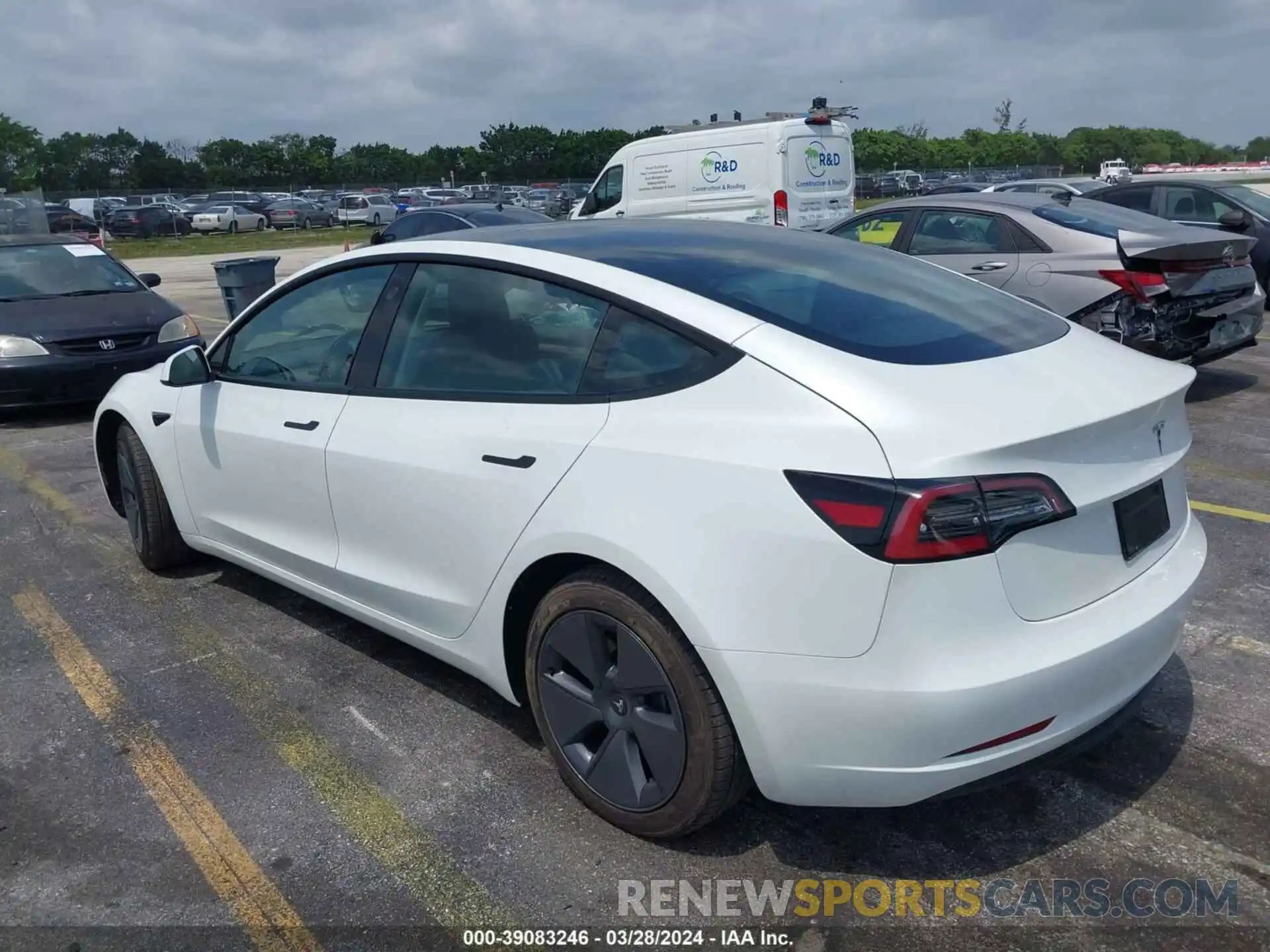 3 Photograph of a damaged car 5YJ3E1EA5PF505694 TESLA MODEL 3 2023