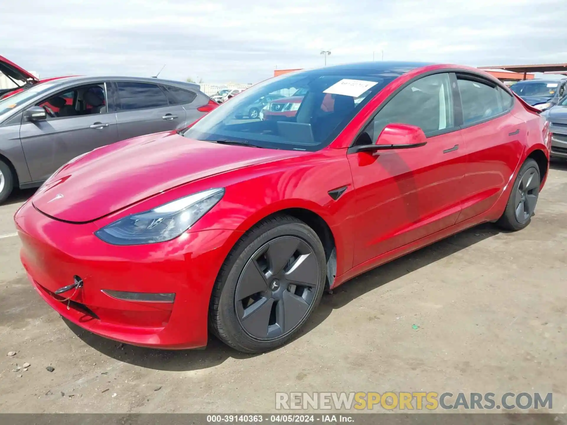 2 Photograph of a damaged car 5YJ3E1EA5PF543877 TESLA MODEL 3 2023