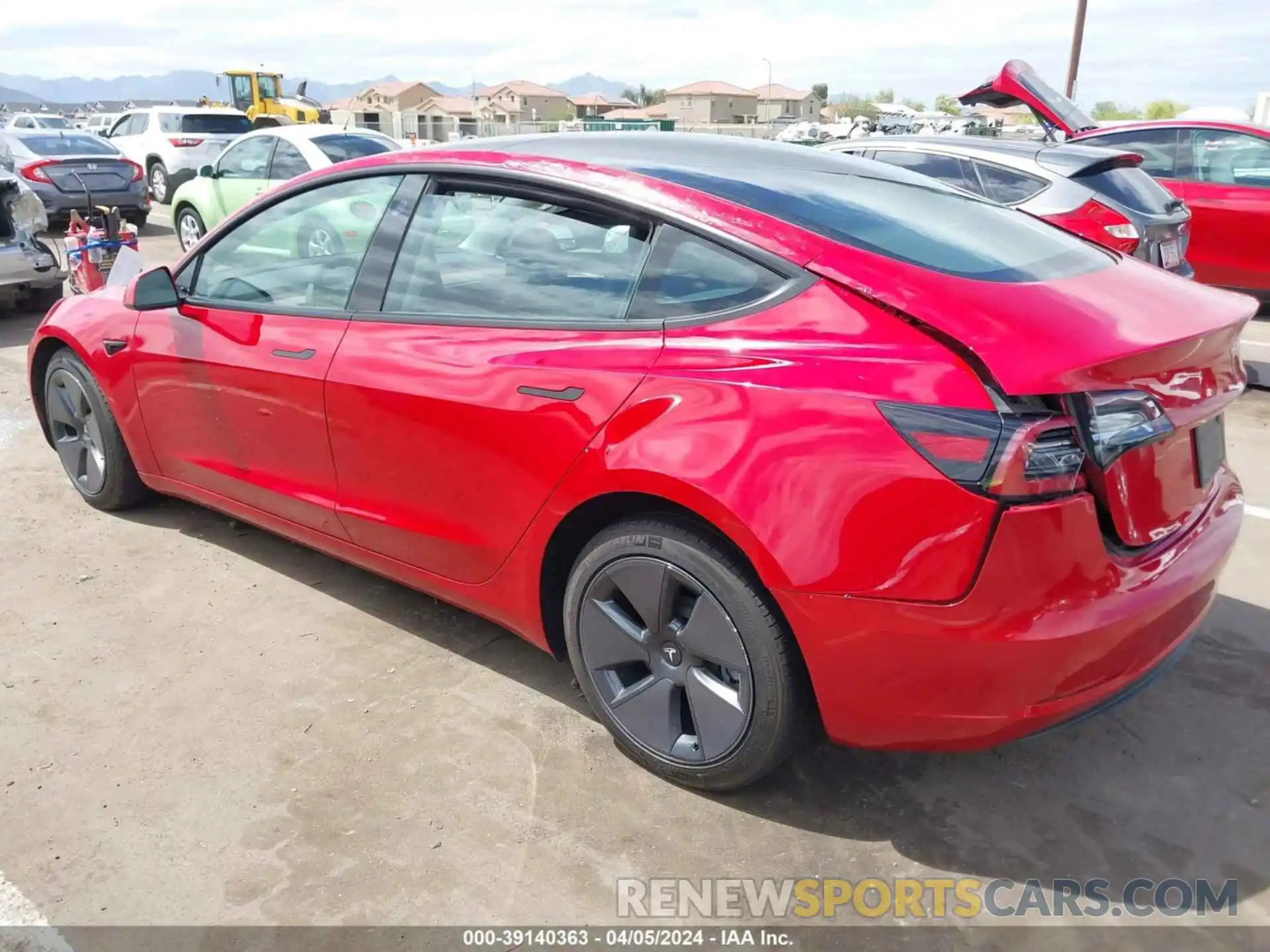 3 Photograph of a damaged car 5YJ3E1EA5PF543877 TESLA MODEL 3 2023