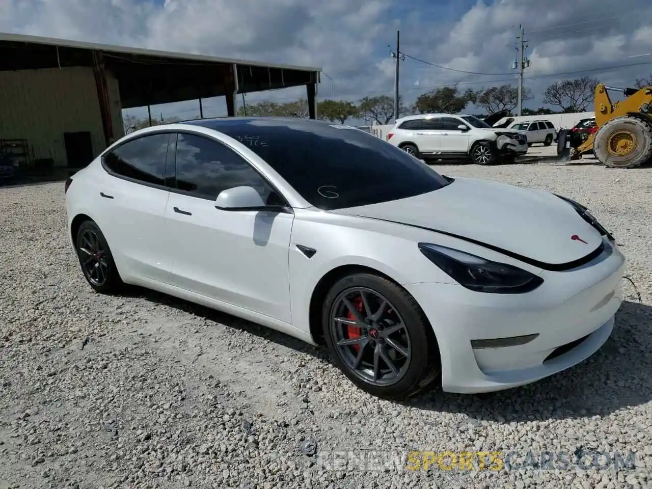 4 Photograph of a damaged car 5YJ3E1EA5PF601003 TESLA MODEL 3 2023