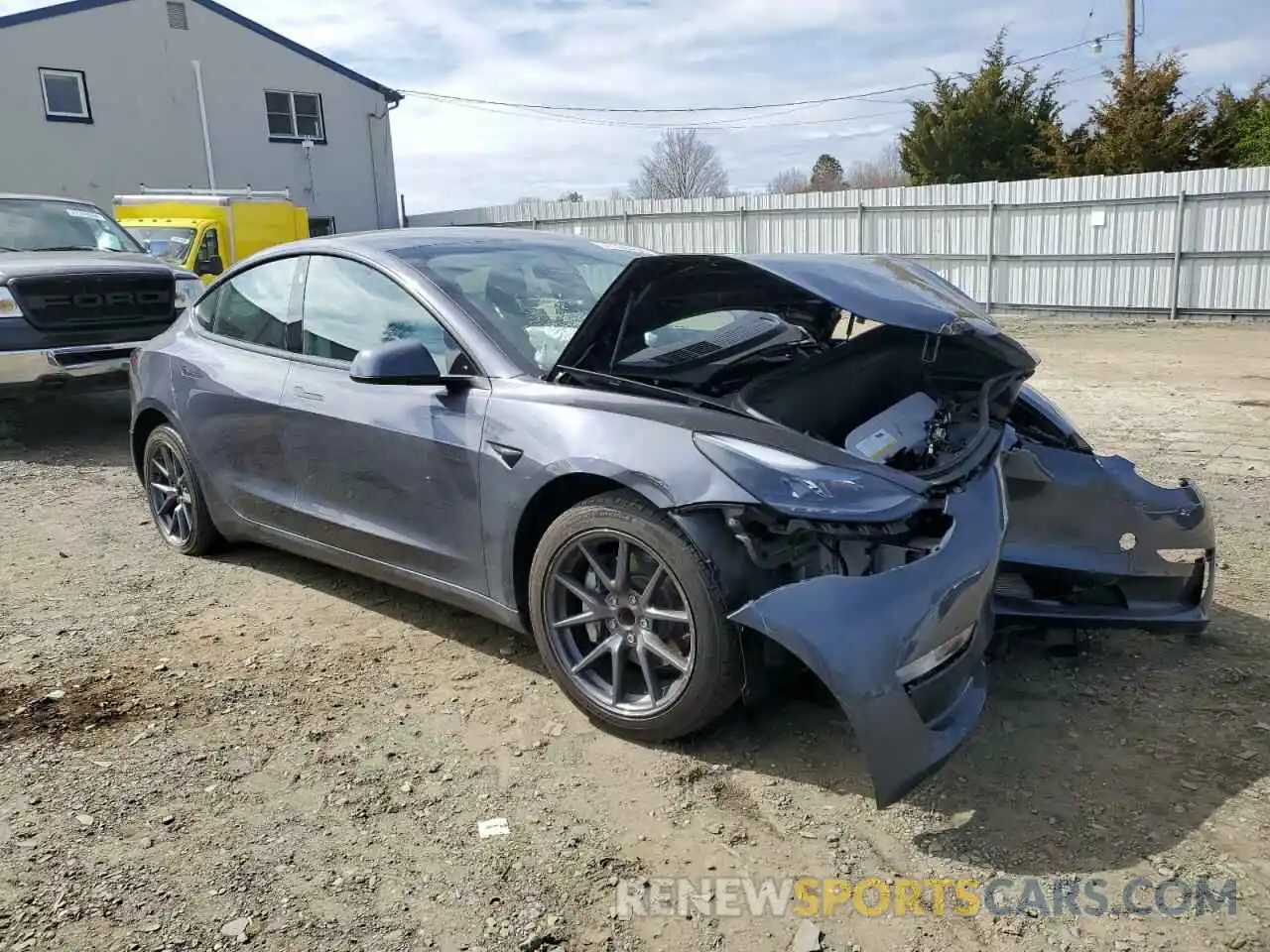 4 Photograph of a damaged car 5YJ3E1EA5PF645633 TESLA MODEL 3 2023