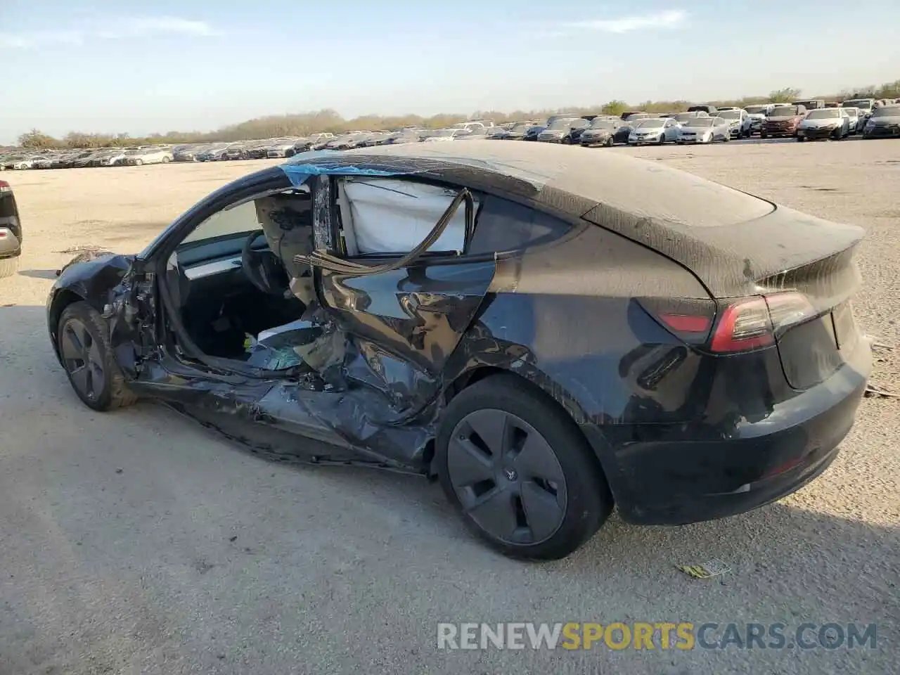 2 Photograph of a damaged car 5YJ3E1EA5PF655403 TESLA MODEL 3 2023