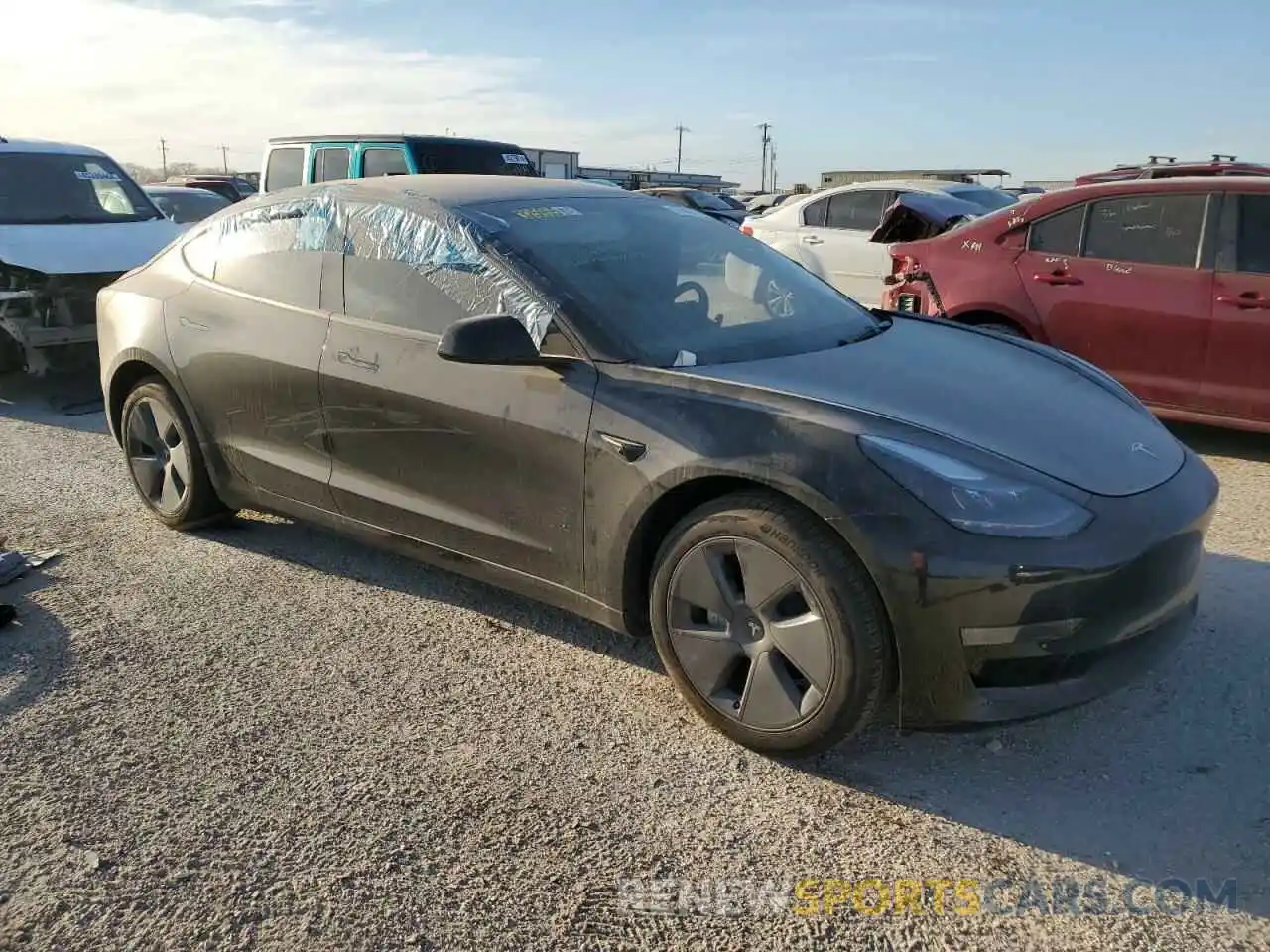 4 Фотография поврежденного автомобиля 5YJ3E1EA5PF655403 TESLA MODEL 3 2023