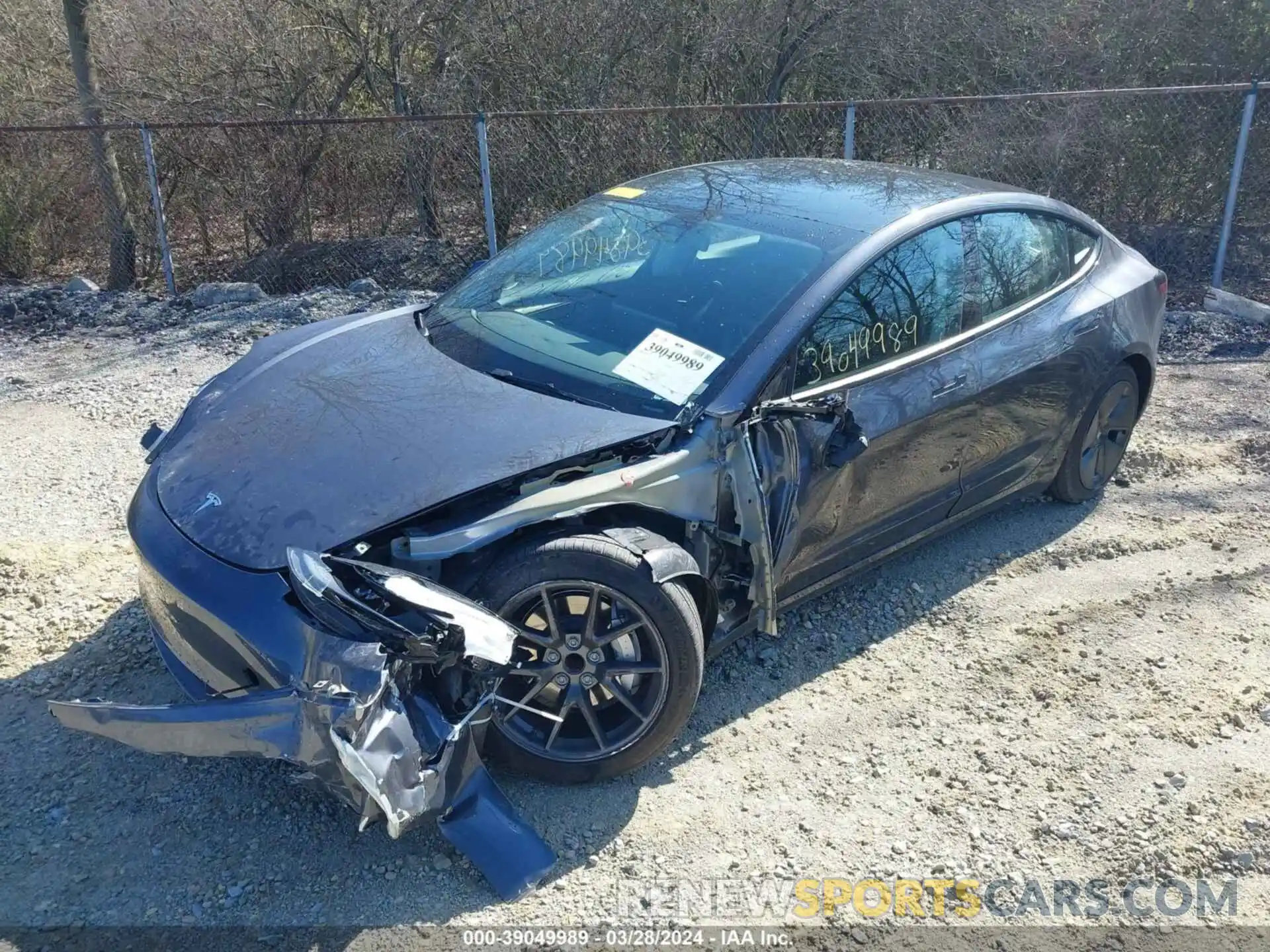 2 Photograph of a damaged car 5YJ3E1EA5PF686831 TESLA MODEL 3 2023