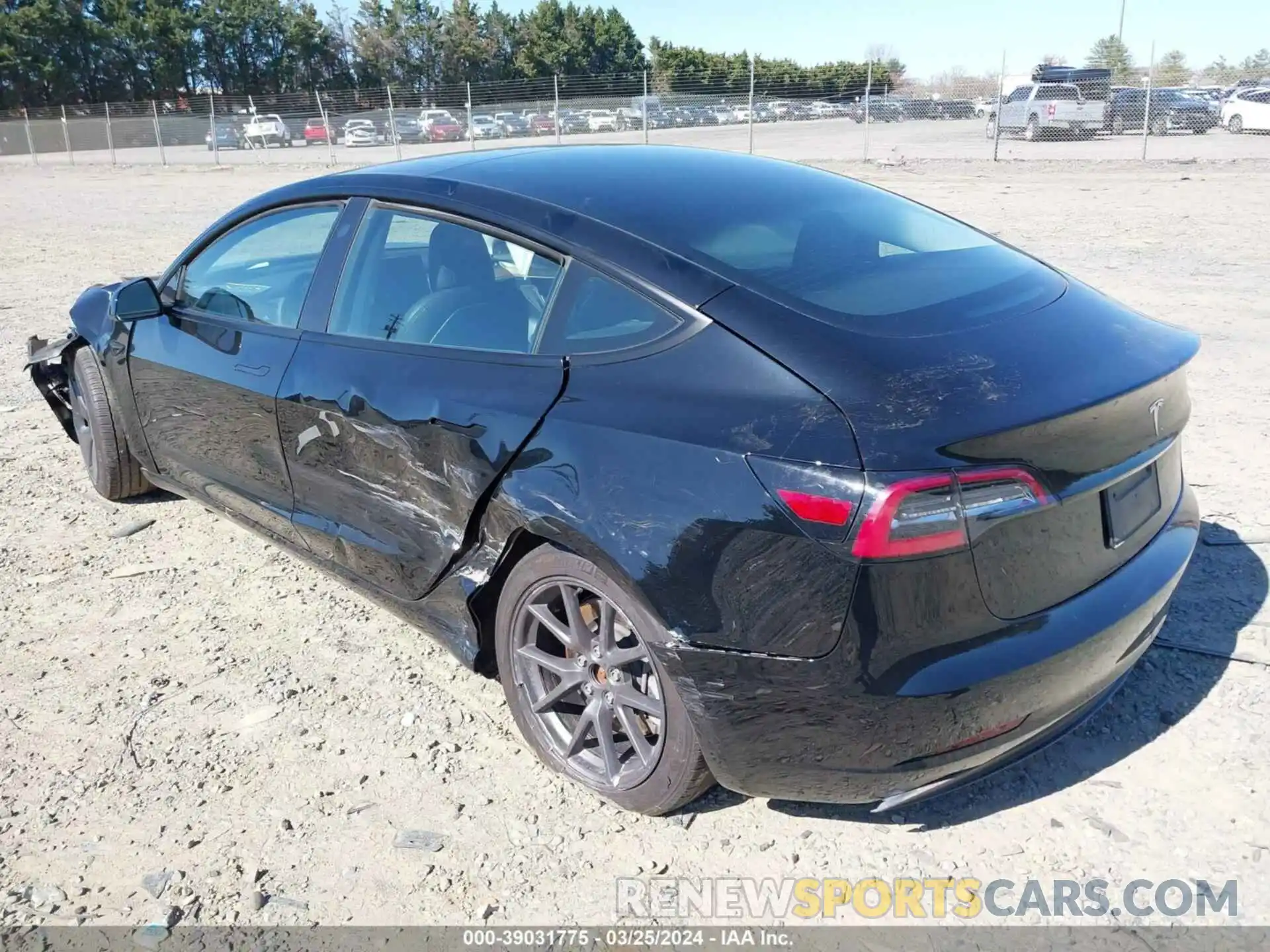 3 Photograph of a damaged car 5YJ3E1EA6PF382617 TESLA MODEL 3 2023