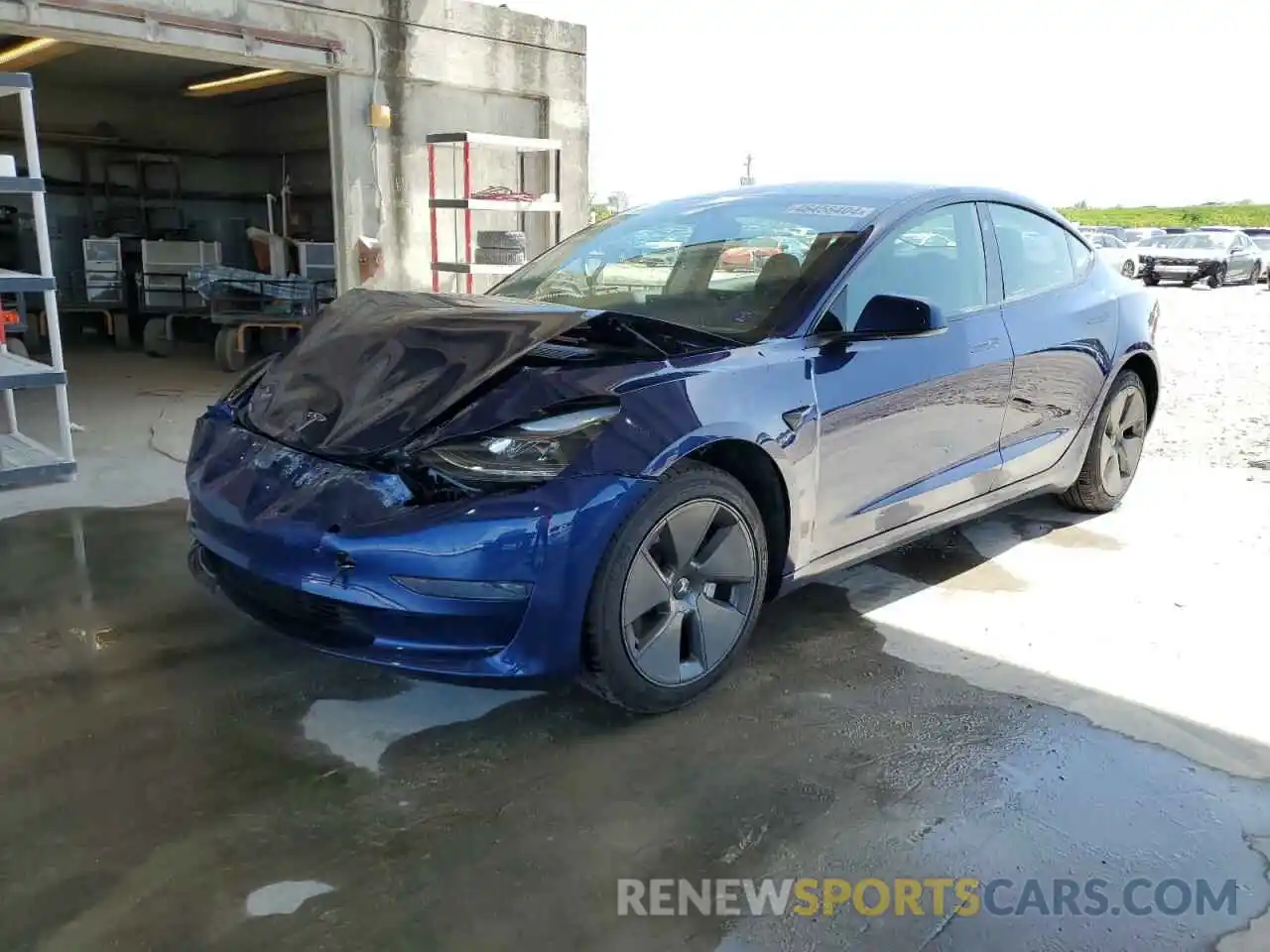 1 Photograph of a damaged car 5YJ3E1EA6PF385873 TESLA MODEL 3 2023