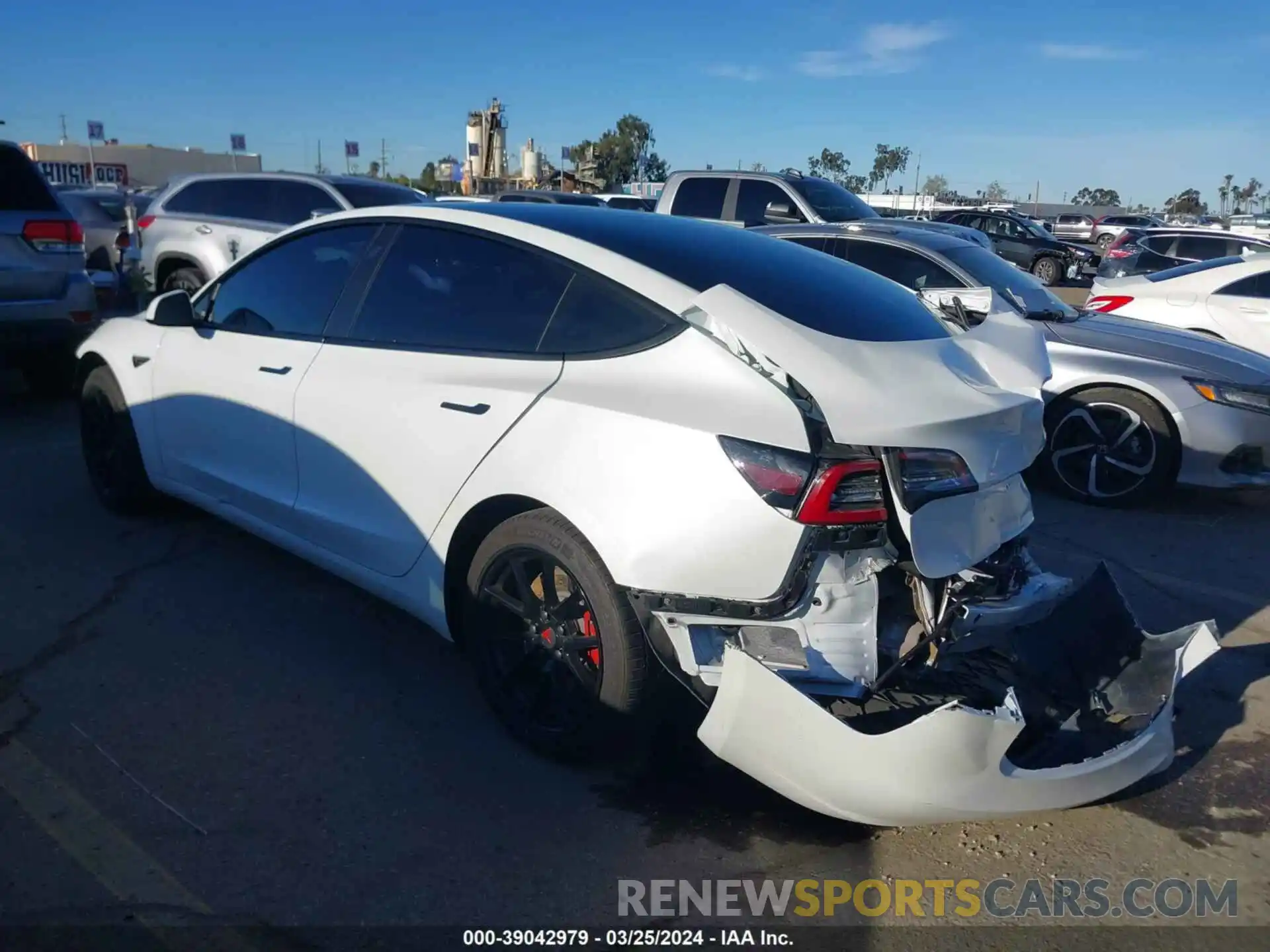 3 Photograph of a damaged car 5YJ3E1EA6PF401912 TESLA MODEL 3 2023