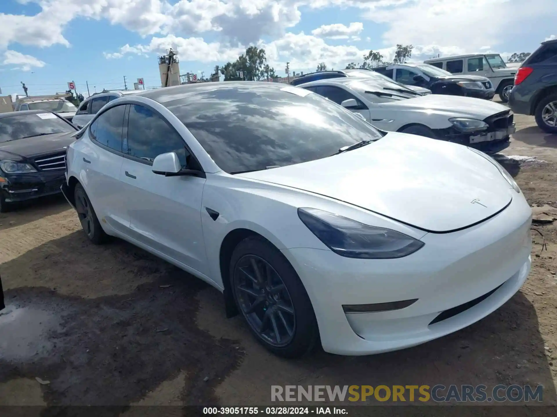 1 Photograph of a damaged car 5YJ3E1EA6PF417107 TESLA MODEL 3 2023