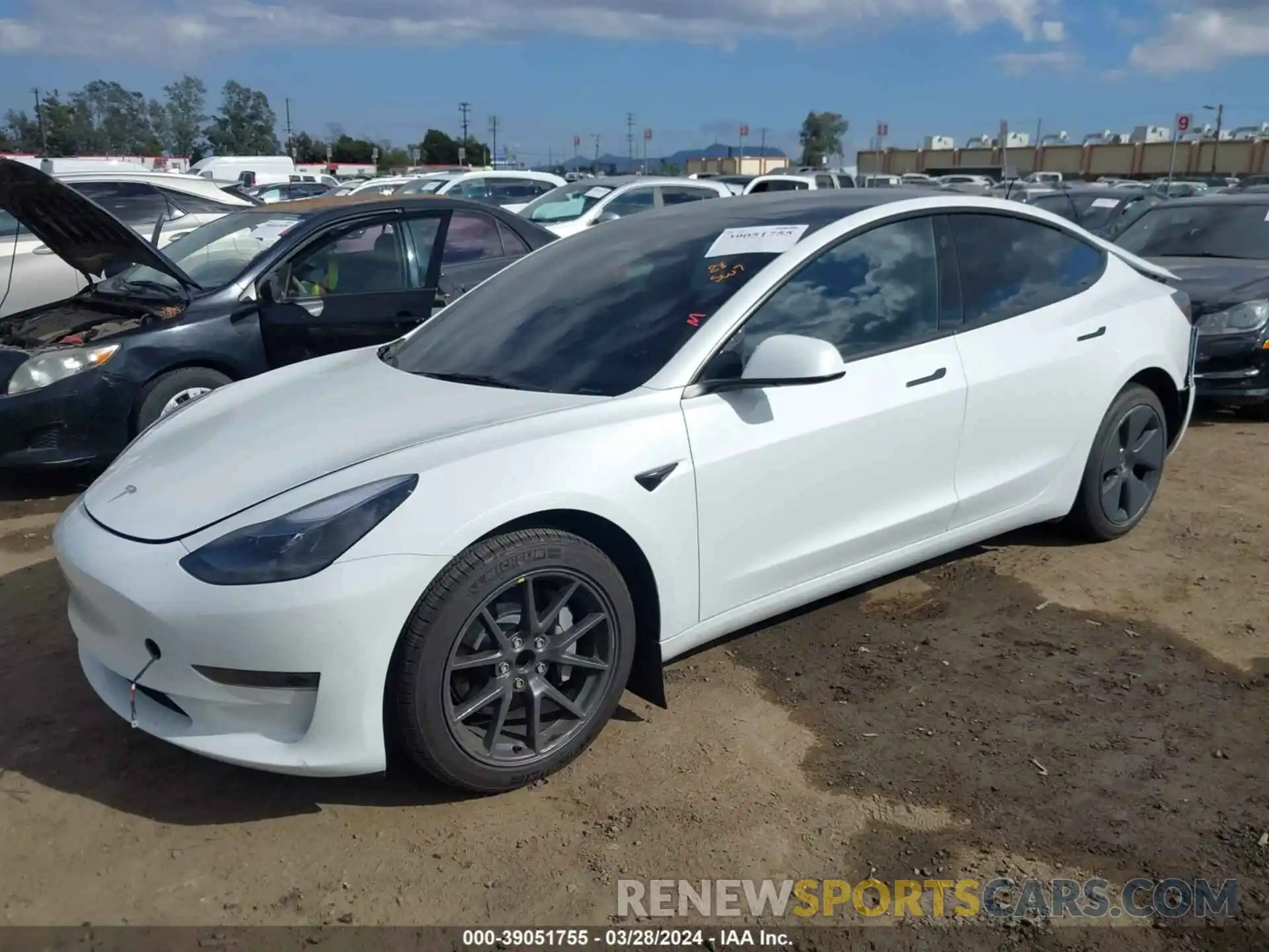 2 Photograph of a damaged car 5YJ3E1EA6PF417107 TESLA MODEL 3 2023