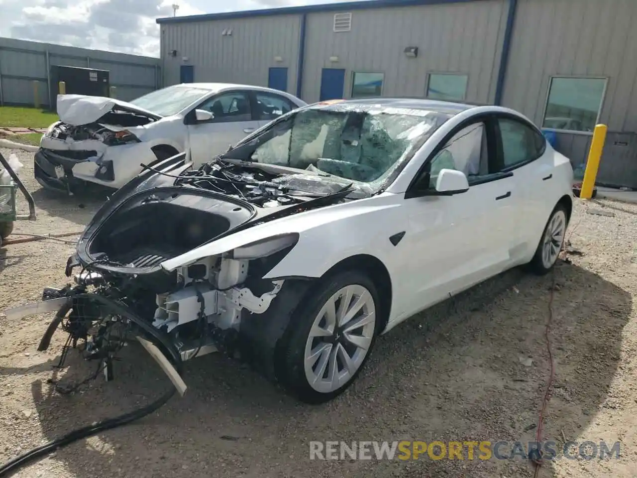 1 Photograph of a damaged car 5YJ3E1EA6PF447921 TESLA MODEL 3 2023