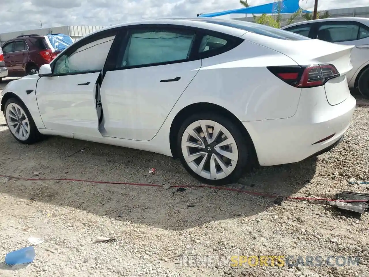 2 Photograph of a damaged car 5YJ3E1EA6PF447921 TESLA MODEL 3 2023