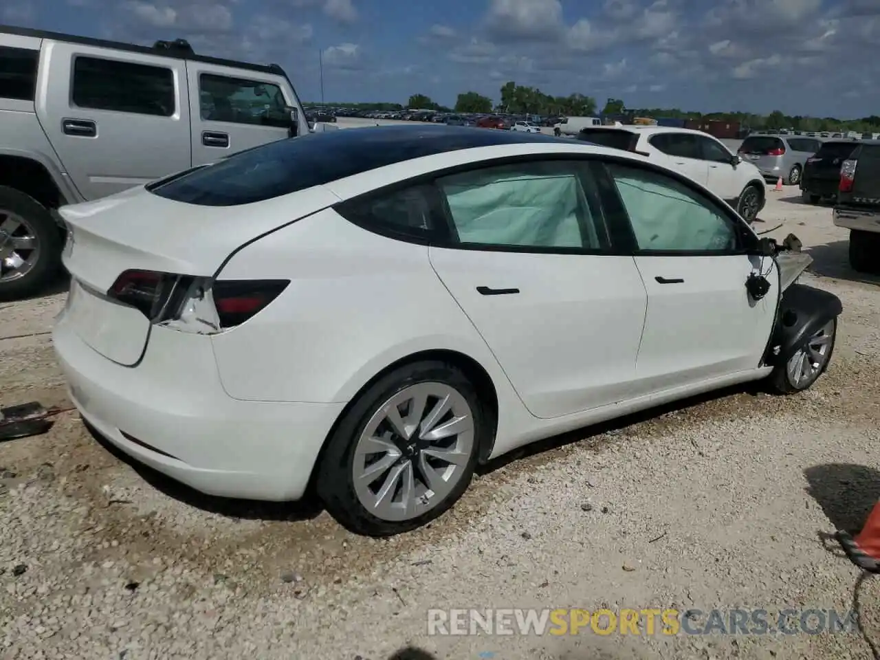 3 Photograph of a damaged car 5YJ3E1EA6PF447921 TESLA MODEL 3 2023