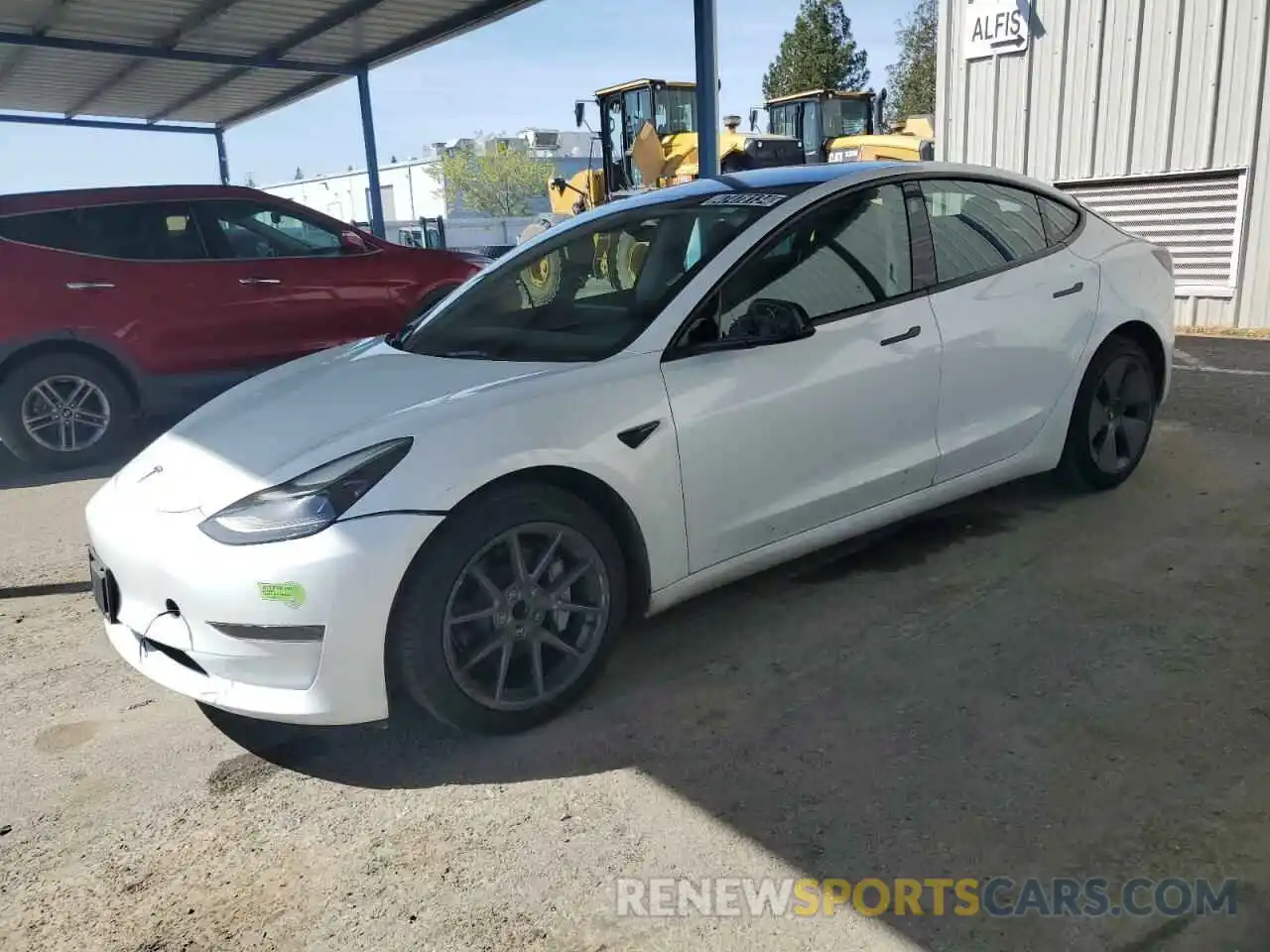 1 Photograph of a damaged car 5YJ3E1EA6PF449572 TESLA MODEL 3 2023