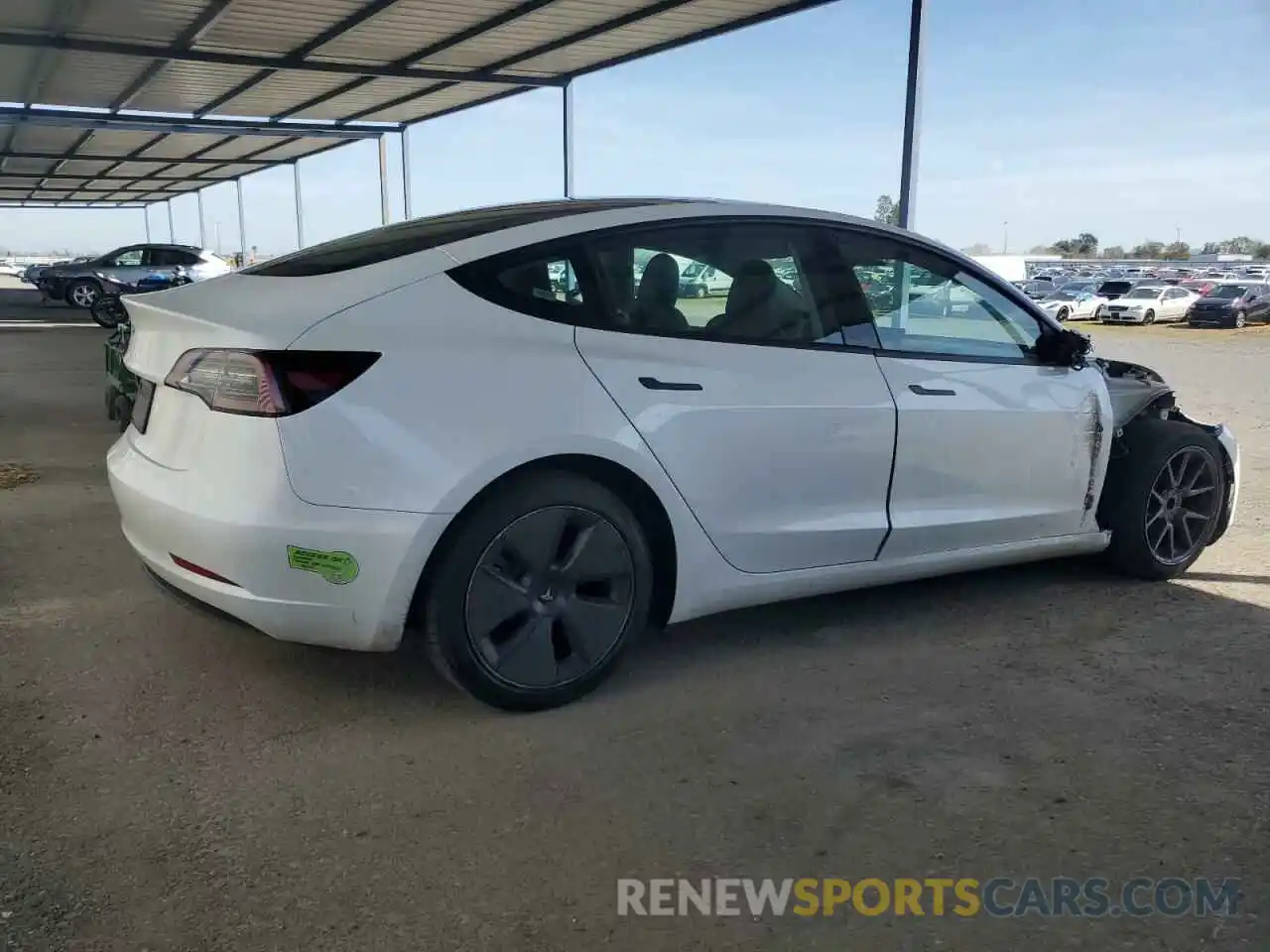 3 Photograph of a damaged car 5YJ3E1EA6PF449572 TESLA MODEL 3 2023