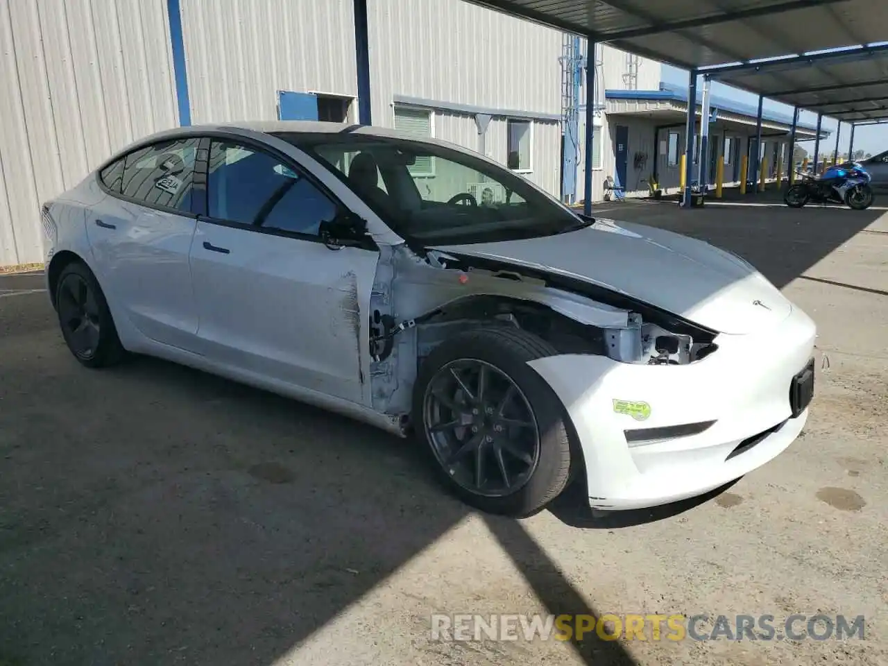 4 Photograph of a damaged car 5YJ3E1EA6PF449572 TESLA MODEL 3 2023