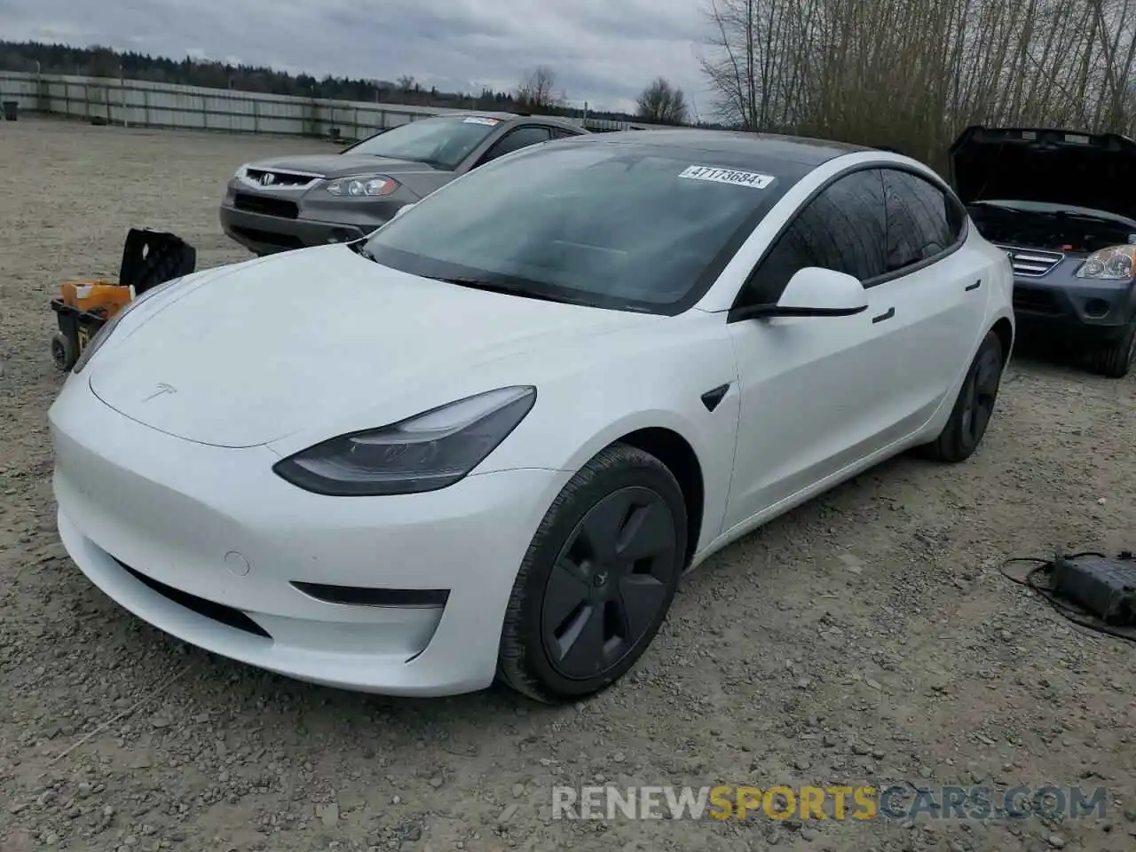 1 Photograph of a damaged car 5YJ3E1EA6PF473922 TESLA MODEL 3 2023