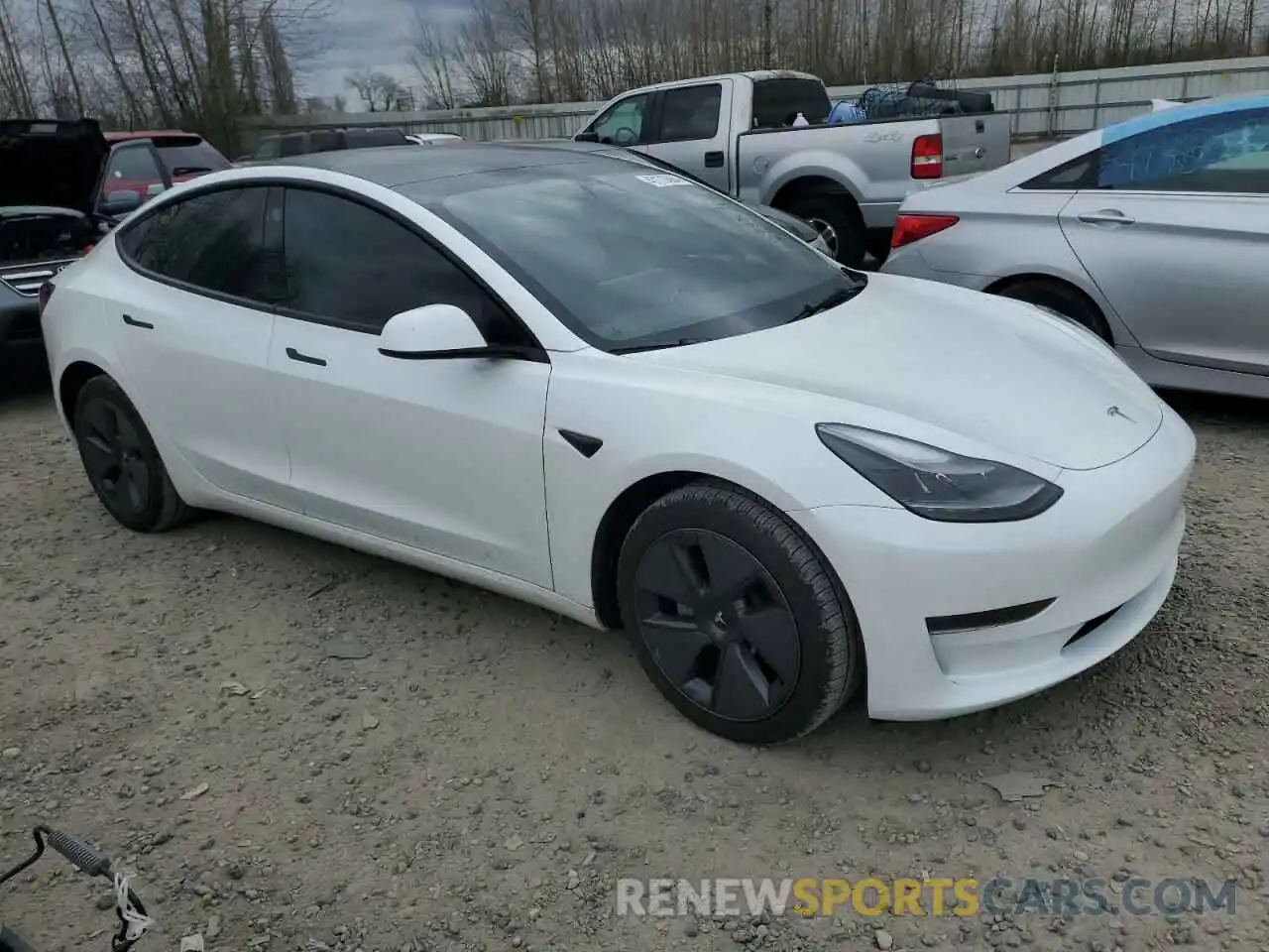 4 Фотография поврежденного автомобиля 5YJ3E1EA6PF473922 TESLA MODEL 3 2023