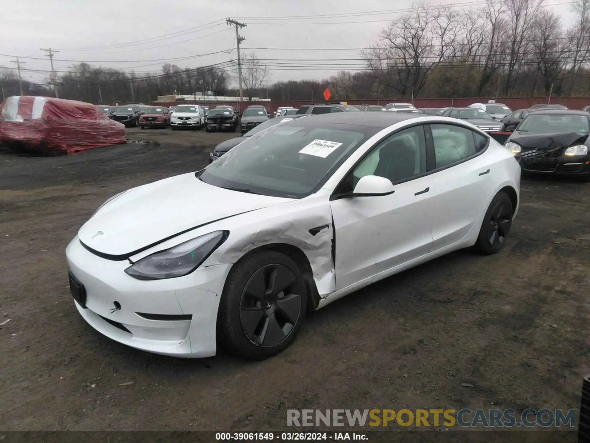 2 Photograph of a damaged car 5YJ3E1EA6PF509348 TESLA MODEL 3 2023