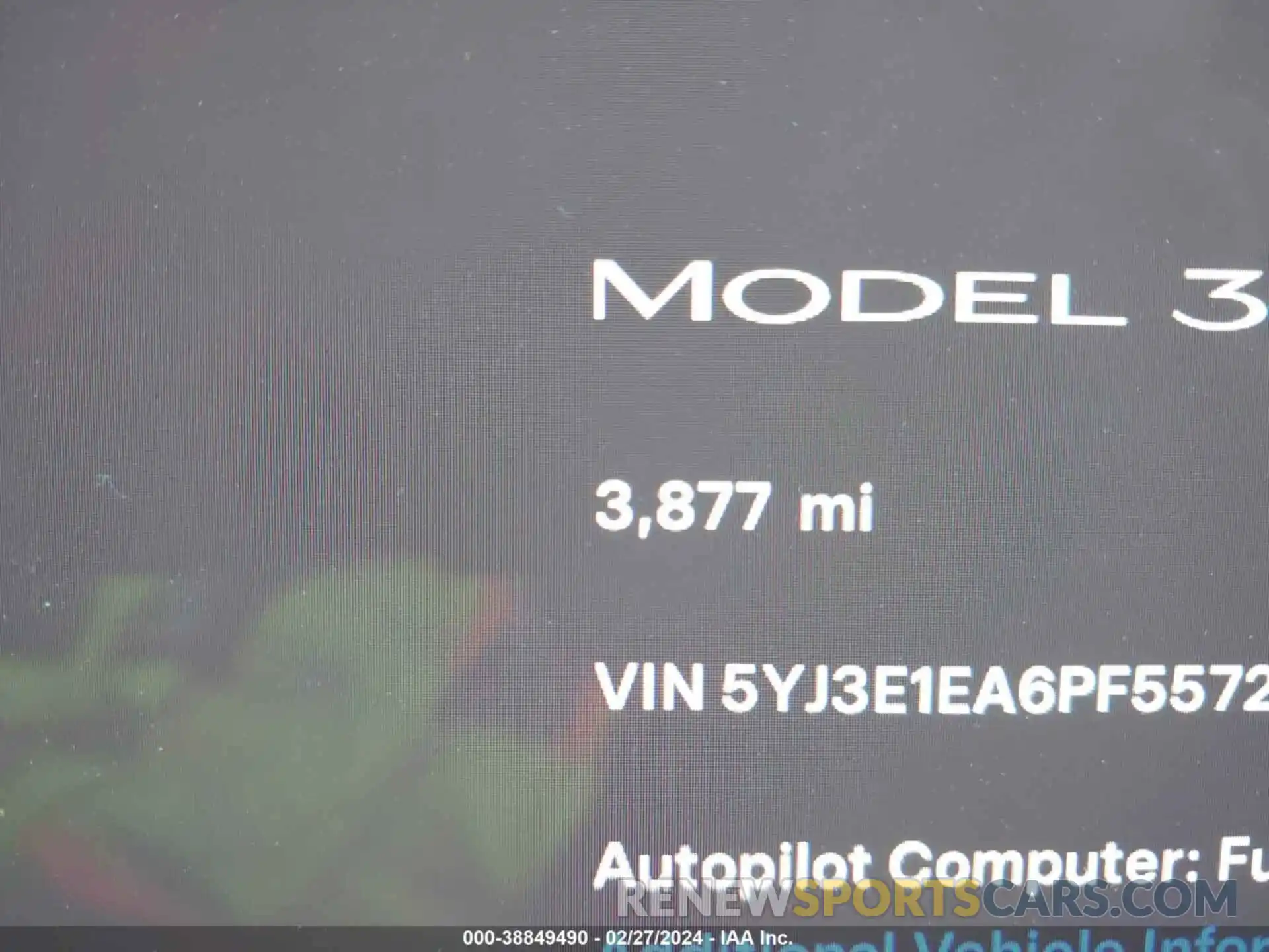 16 Фотография поврежденного автомобиля 5YJ3E1EA6PF557271 TESLA MODEL 3 2023