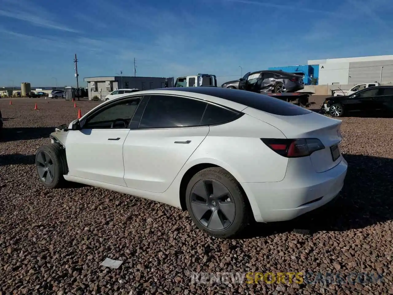 2 Photograph of a damaged car 5YJ3E1EA6PF567007 TESLA MODEL 3 2023