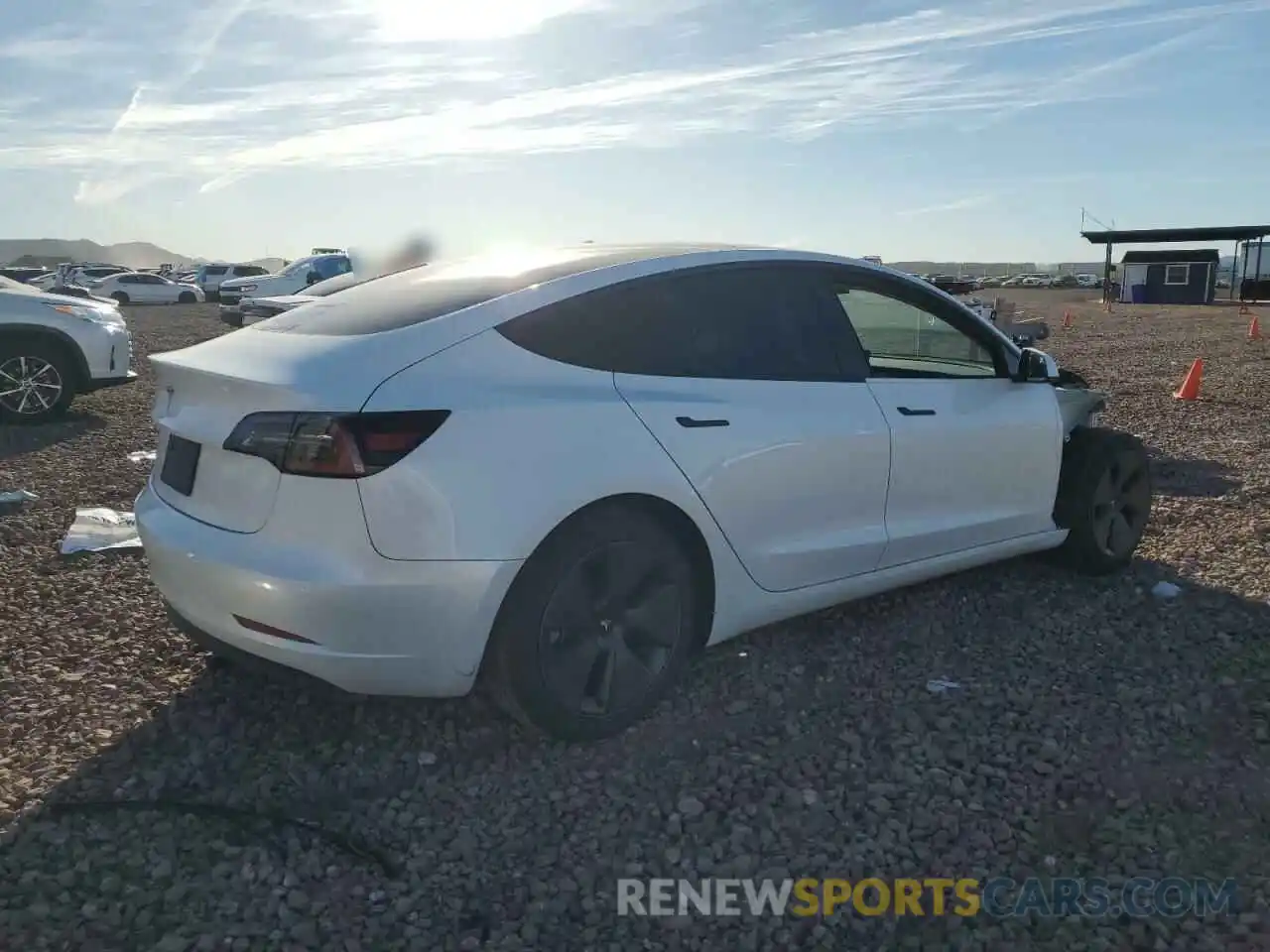 3 Photograph of a damaged car 5YJ3E1EA6PF567007 TESLA MODEL 3 2023