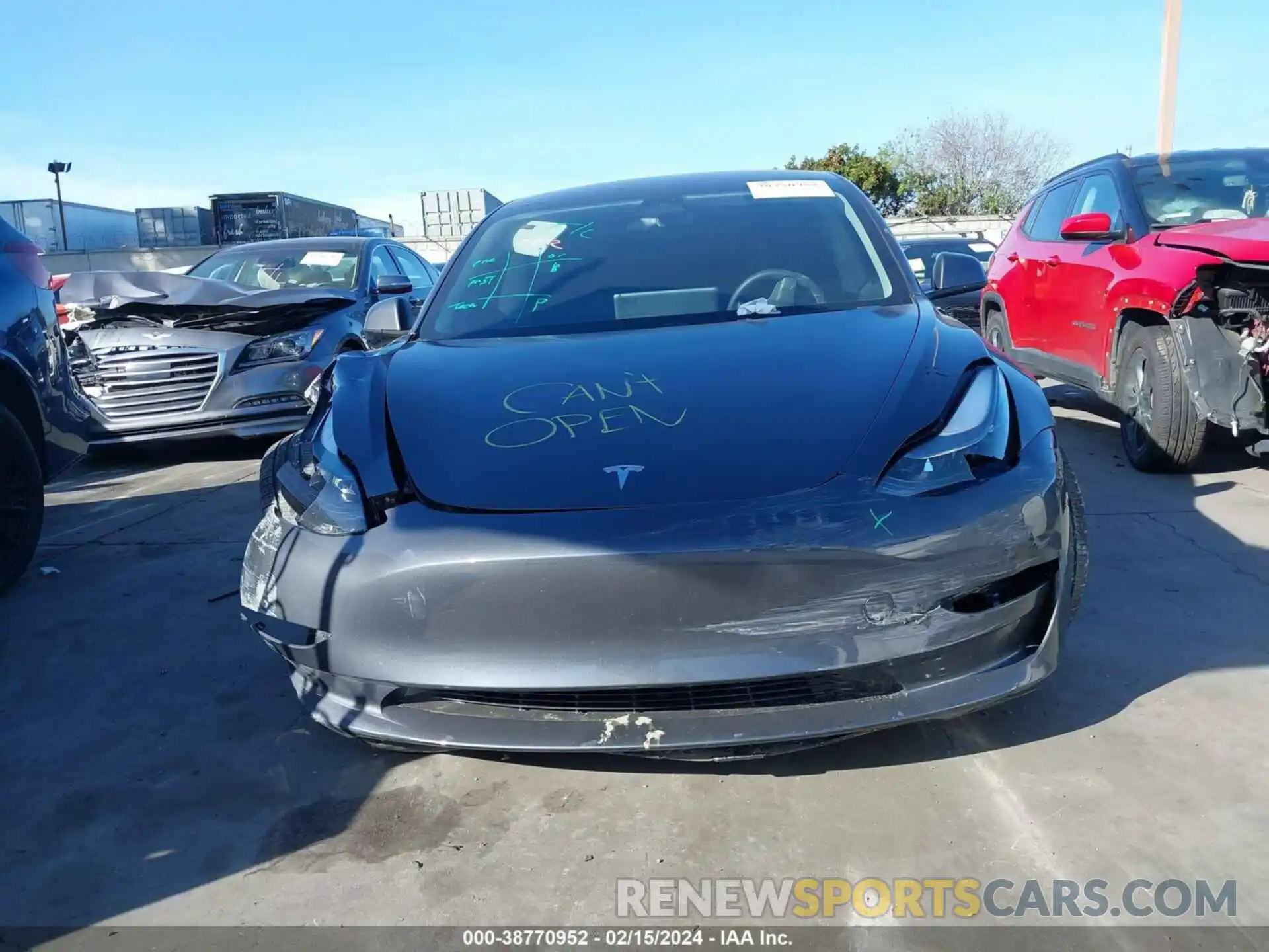 12 Photograph of a damaged car 5YJ3E1EA6PF585121 TESLA MODEL 3 2023