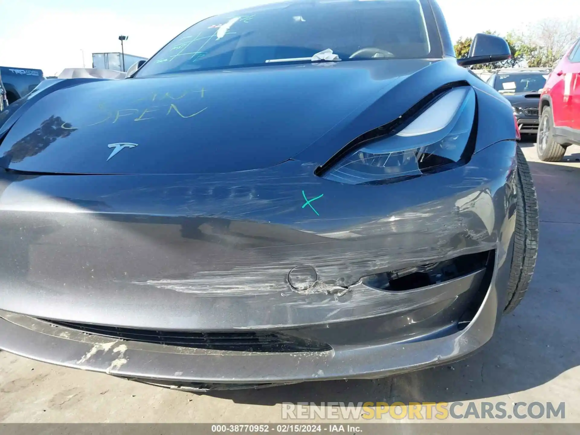 21 Photograph of a damaged car 5YJ3E1EA6PF585121 TESLA MODEL 3 2023