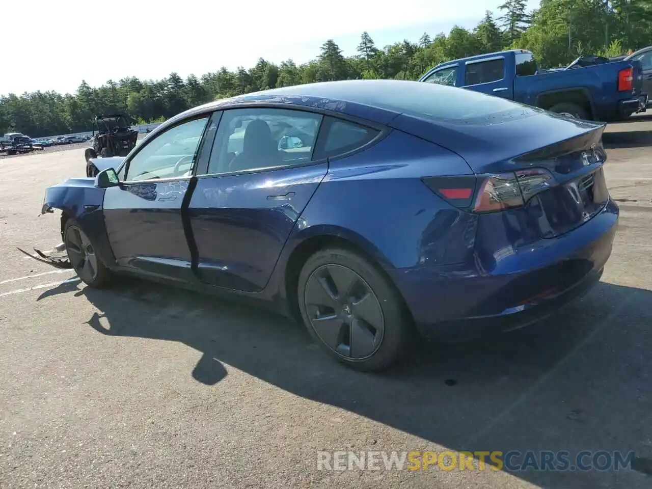 2 Photograph of a damaged car 5YJ3E1EA6PF602435 TESLA MODEL 3 2023