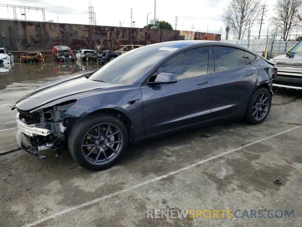 1 Photograph of a damaged car 5YJ3E1EA6PF639985 TESLA MODEL 3 2023