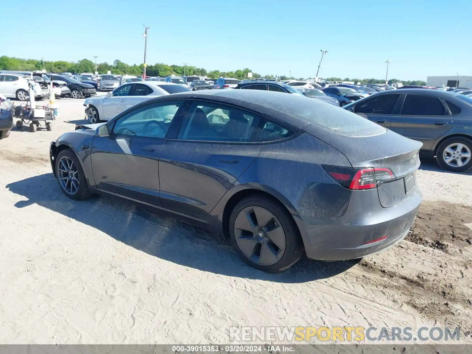 3 Photograph of a damaged car 5YJ3E1EA6PF648704 TESLA MODEL 3 2023