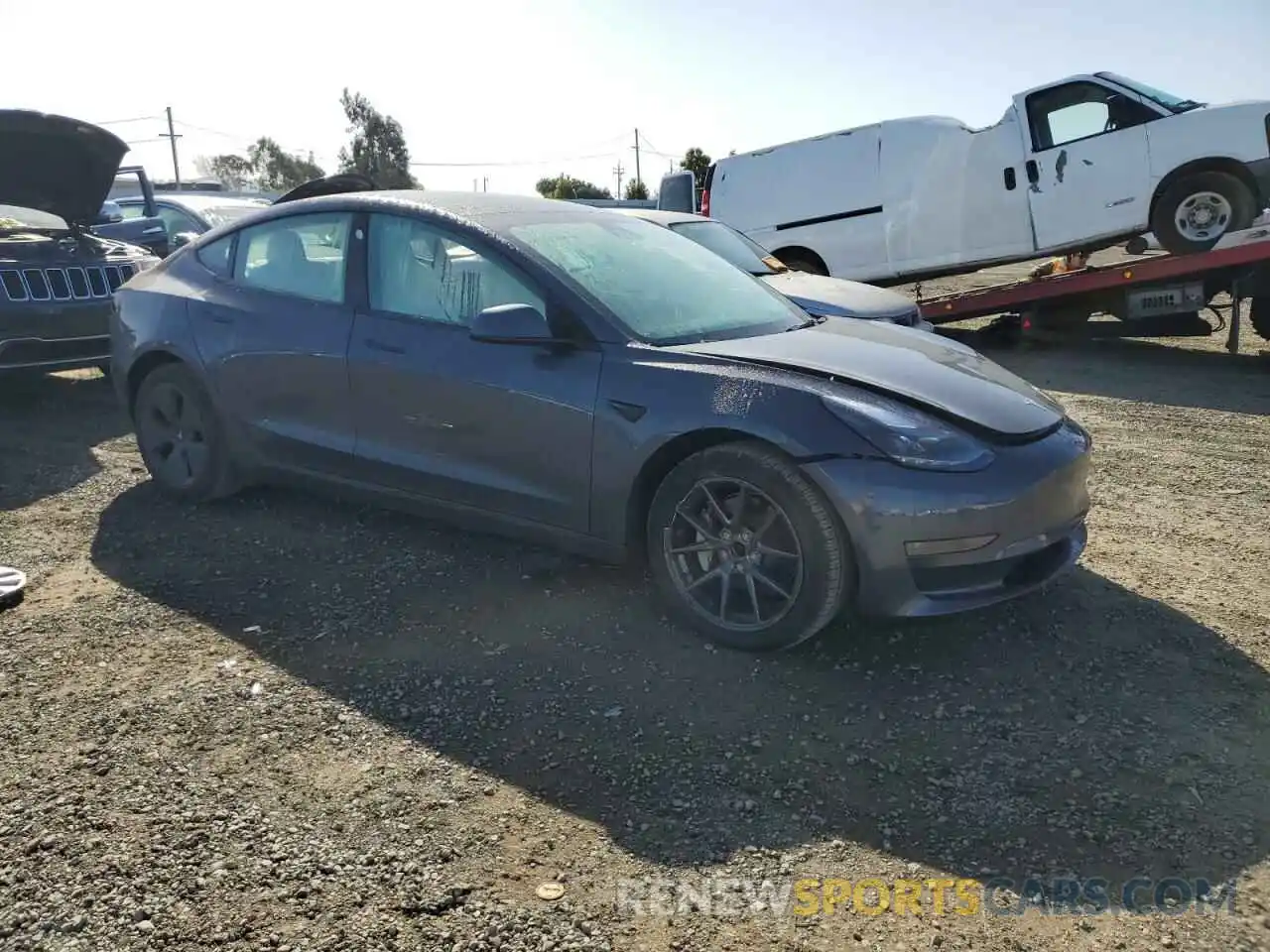 4 Фотография поврежденного автомобиля 5YJ3E1EA6PF649819 TESLA MODEL 3 2023